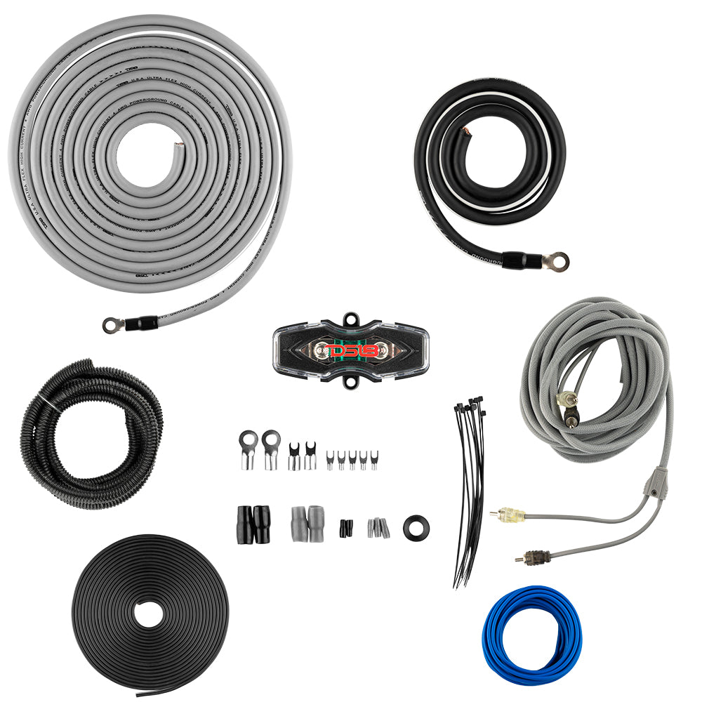 4-GA CCA Amplifier Installation Kit - SILVER