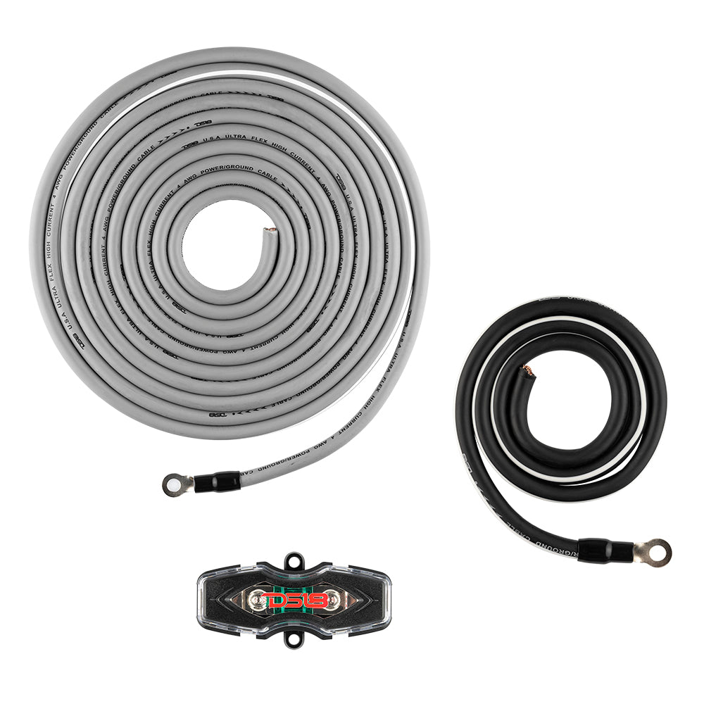 4-GA CCA Amplifier Installation Kit - SILVER