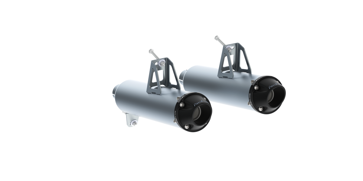 Dual Slip-On Mufflers For 13-18 Can-Am Maverick MBRP