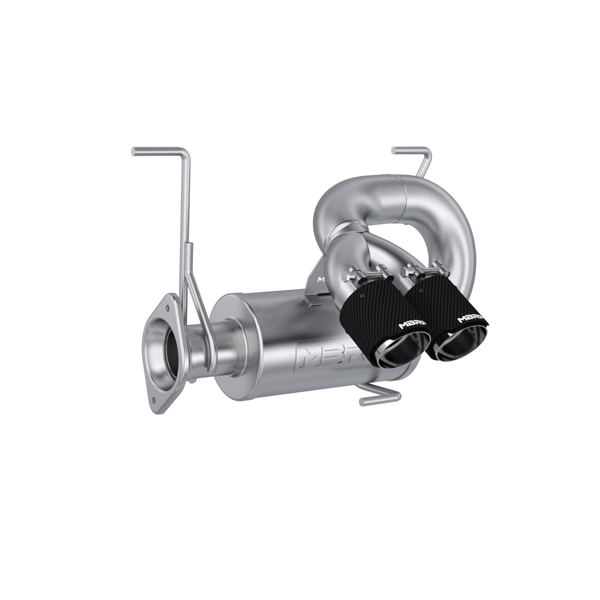 22-Present Polaris RZR Pro R, Performance Series 6-Inch Single Slip-On, Dual Outlet with CF Tips and Catalytic Converter, MBRP