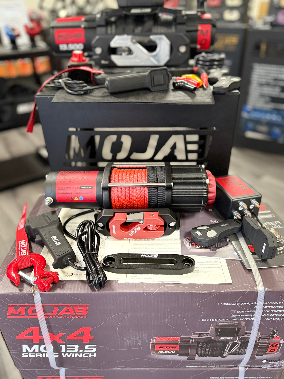 MOJAB MO6.0 Series 6,000 lb Electric Winch