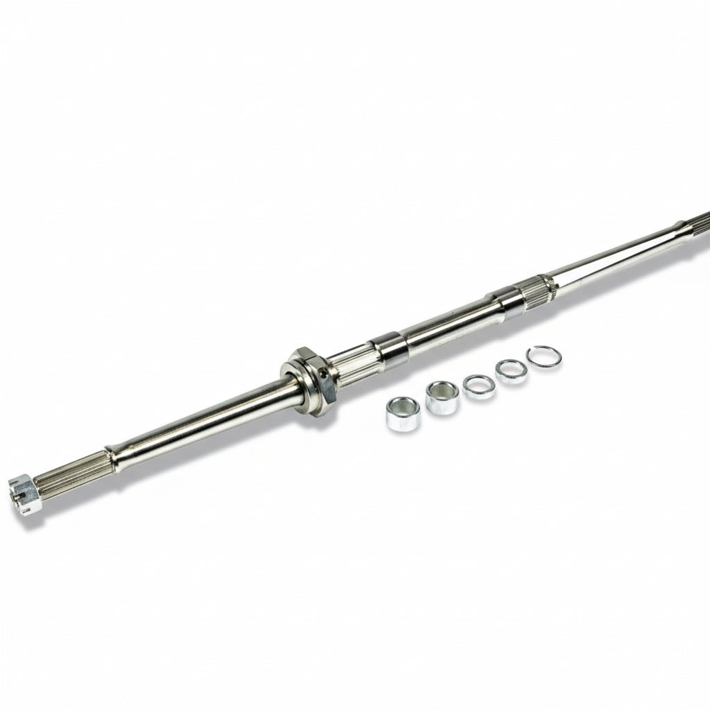 Adjustable width ATV racing axle