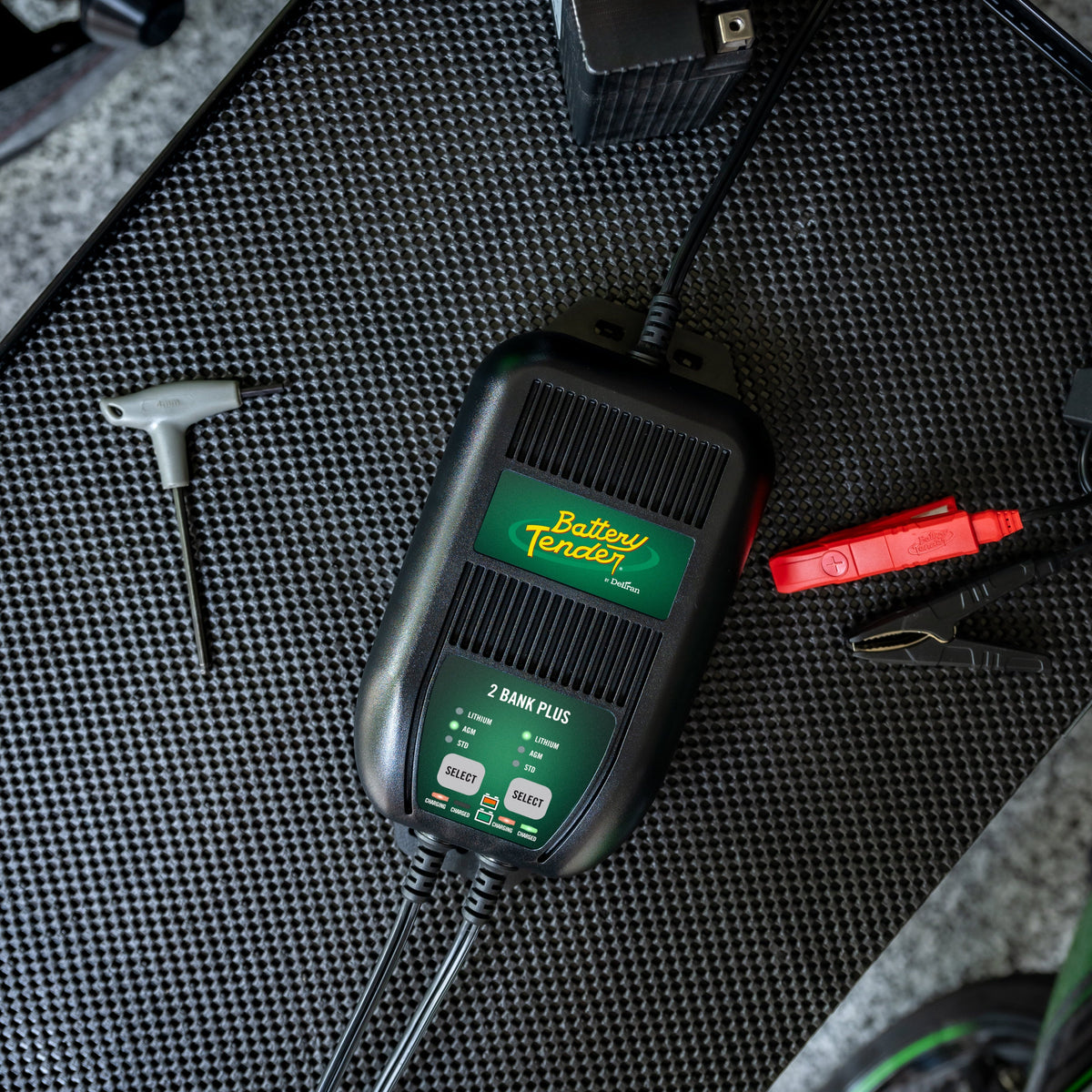 Battery Tender® 2-Bank 12V 1.25 Amp Battery Charger and Maintainer