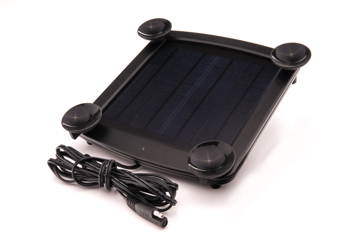 5 Watt Solar 12V Battery Charger with Handlebar Mount