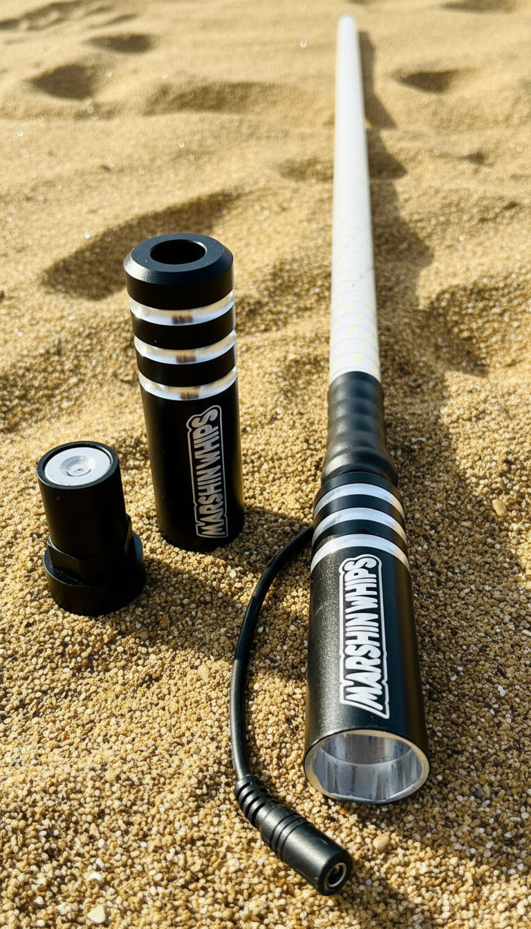 Game Changer LED Whip - Green, White & Red Single Edition