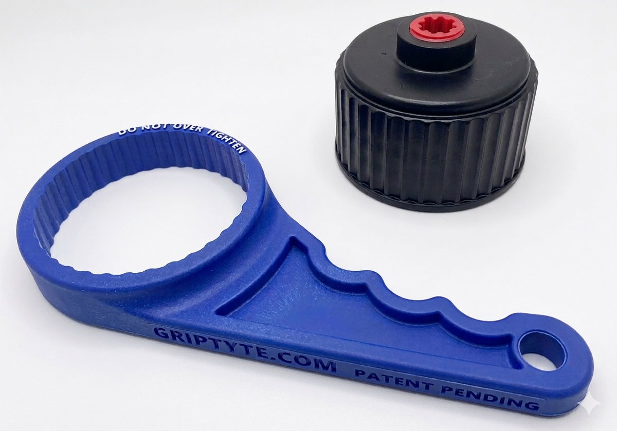 Grip Tyte Wrench for 36 Divot Caps (VP Racing, Bushman, PPF Utility Jug Caps)