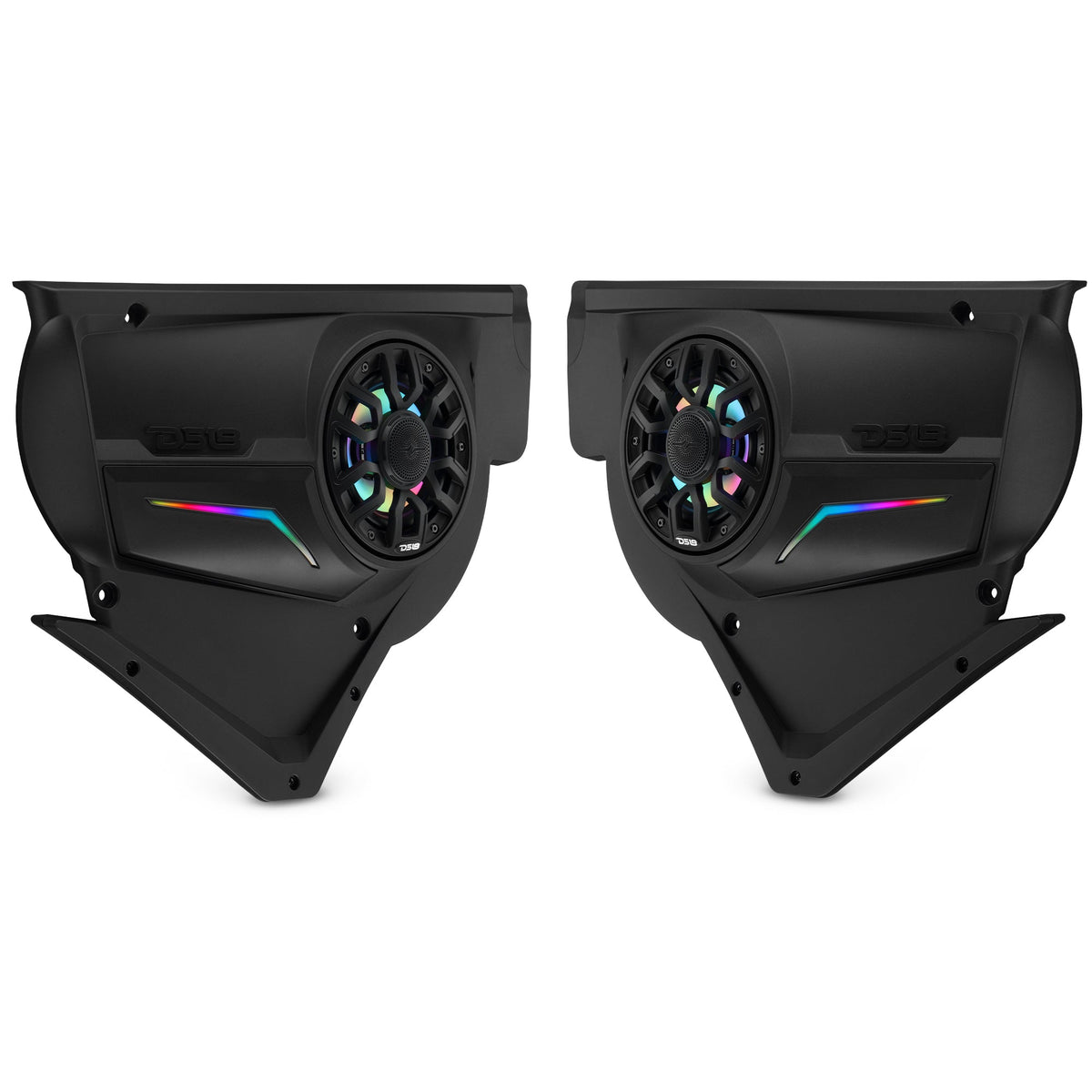 Can-Am Maverick X3 Door Speaker Panels Loaded with NXL-IQ 6.5" 2-Way Coaxial Marine Speakers and Digital LED Badge