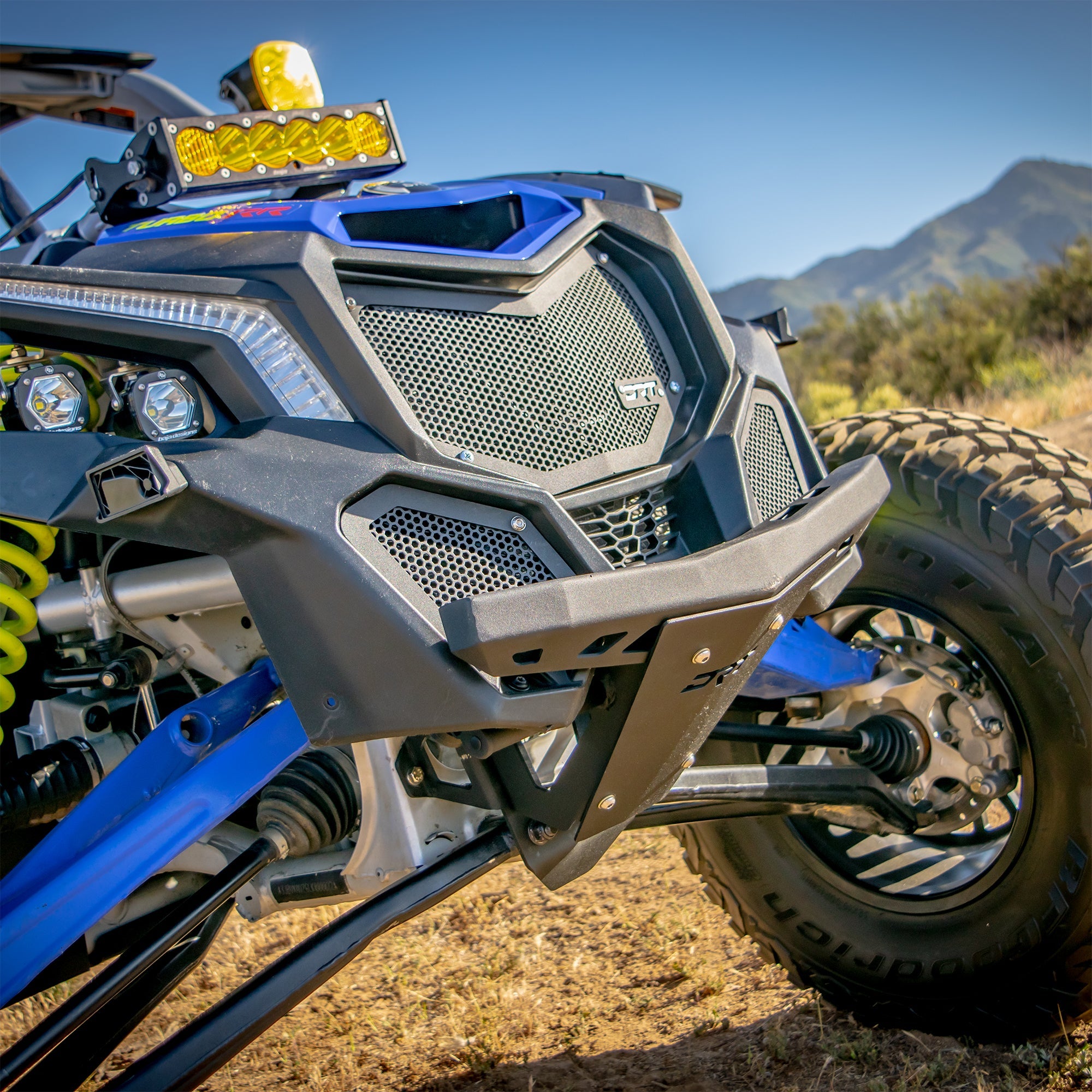 2017+ Can-Am X3 front grill replacement - black anodized