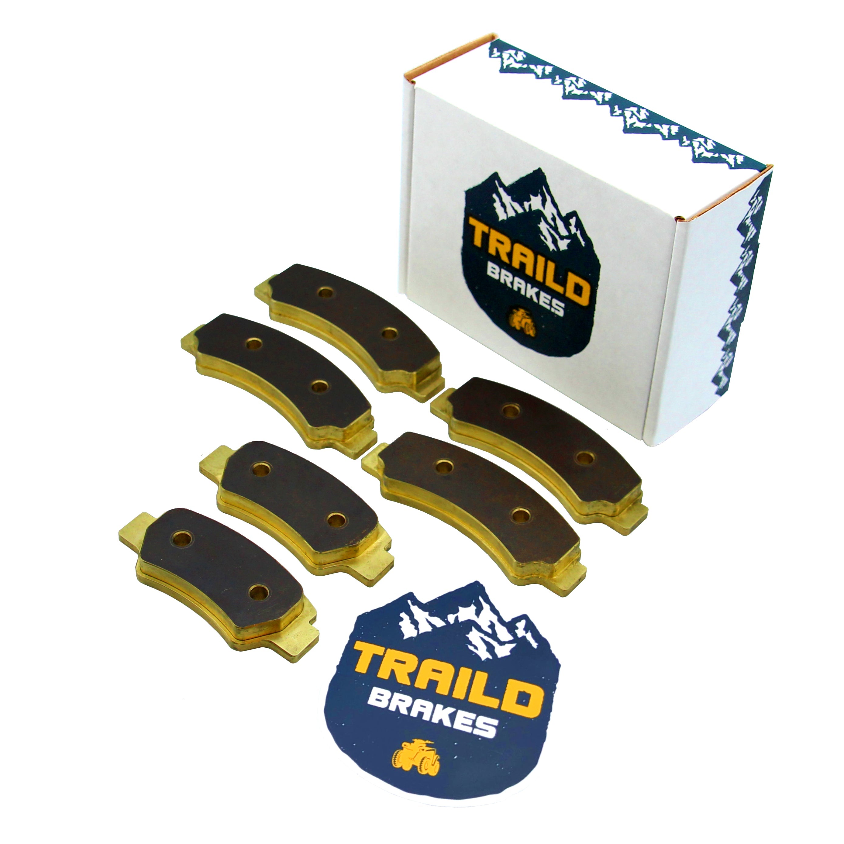 CFMoto CFORCE 400/500 G2 2022-2026 Brass Brake Pad Set