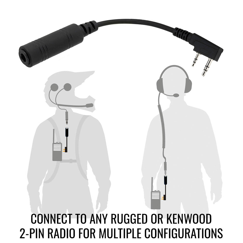 ENDURO Moto Kit - Includes Helmet Kit and Compact Harness Cable