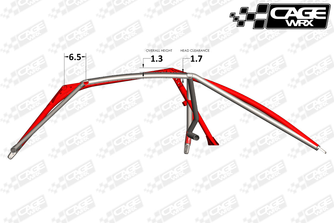 Kawasaki KRX 1000 Roll Cage | ASSEMBLED | "SPORT CAGE"