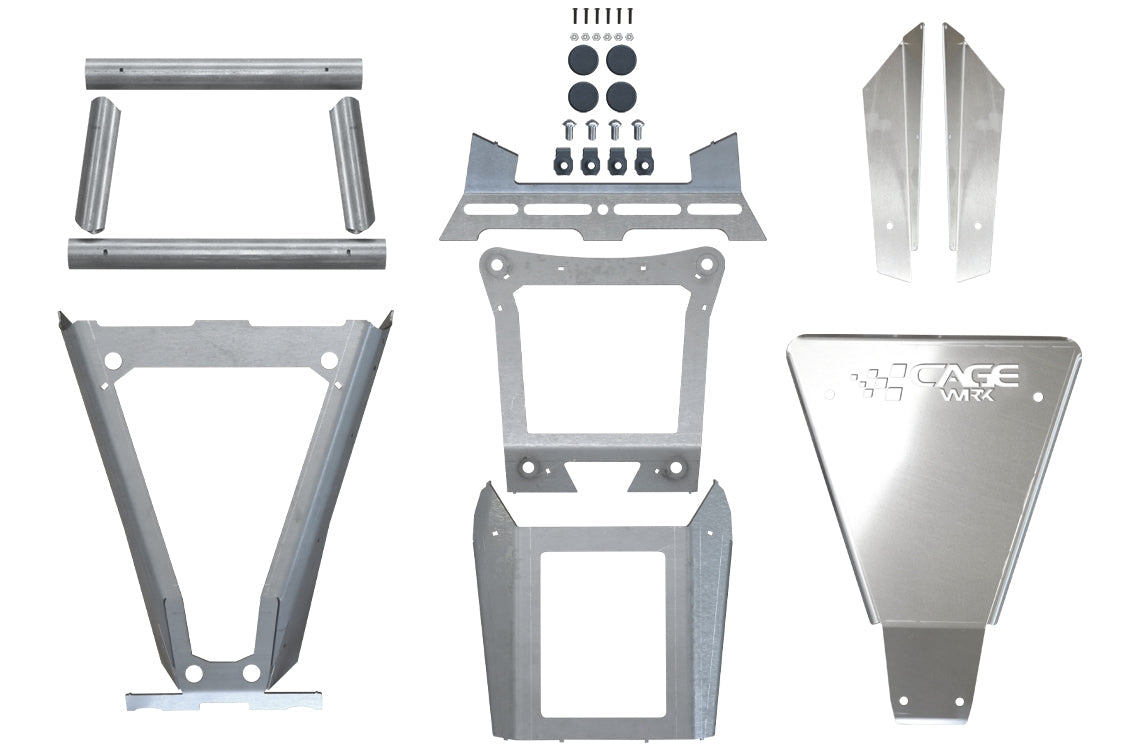 CageWrx raw front bumper kit polaris RZR Pro R / Turbo R UTV utility vehicle