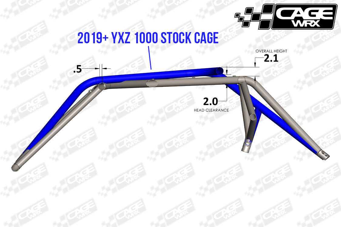 Yamaha YXZ 1000 Roll Cage | ASSEMBLED | "BAJA SPEC"