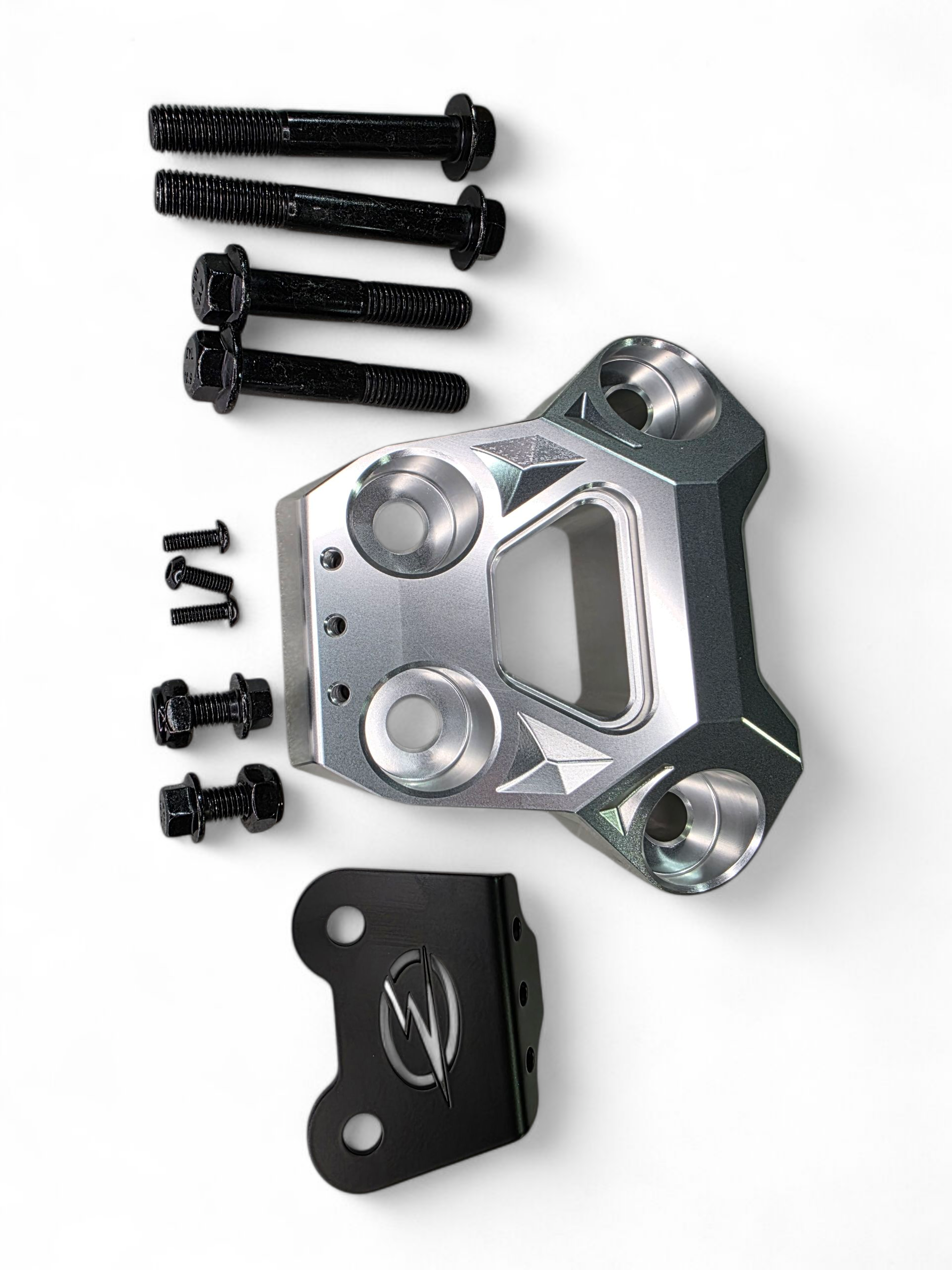 2024+ Can Am Maverick R Radius Rod Plate (Clear)