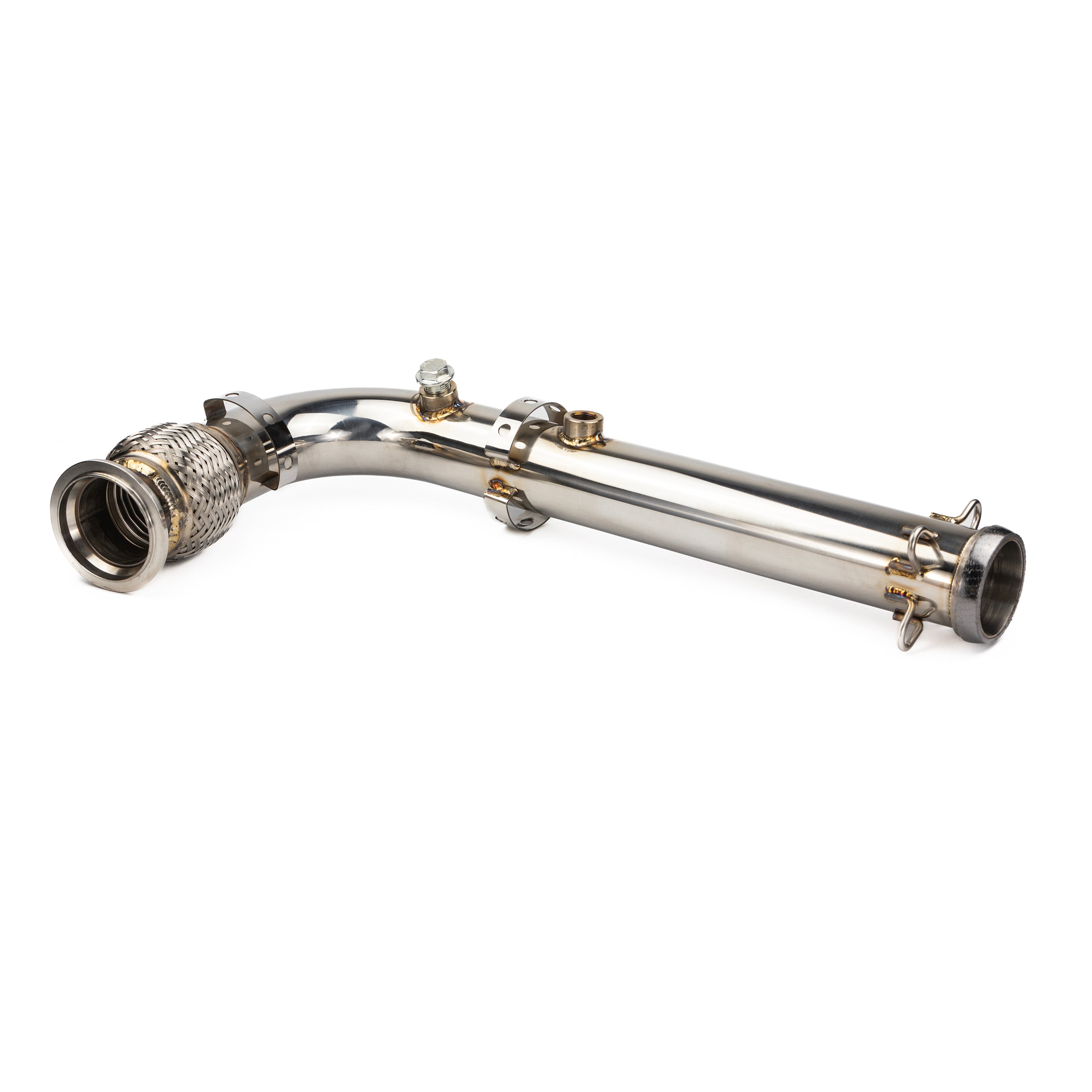 RPM Big Mouth Cat Delete Bypass Mid Race Pipe Can-Am Maverick X3 Turbo R & RR - RPM SXS