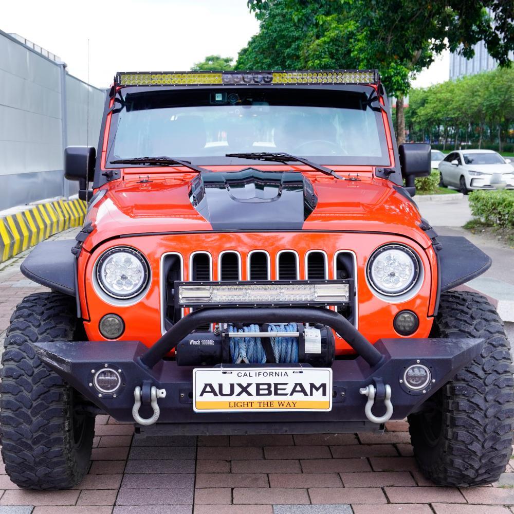 12"/22"/32"/42"/52" 5D-PRO Series LED Light Bar with 5D Projectors For Dodge Ram 1500