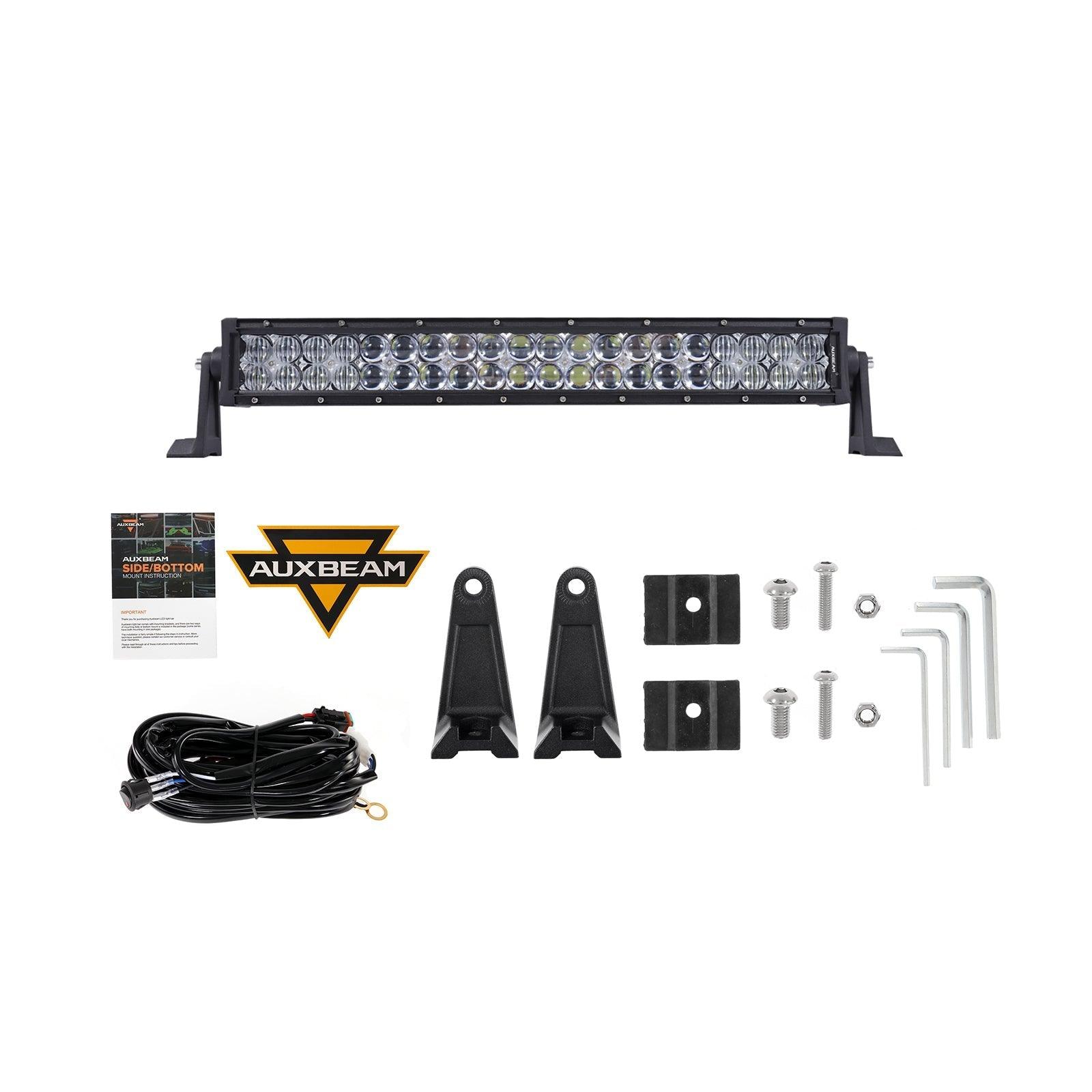 22 Inch-52 Inch 5D Series Straight/Curved Combo Beam Double Row LED Light Bar for 2016 Ford F150