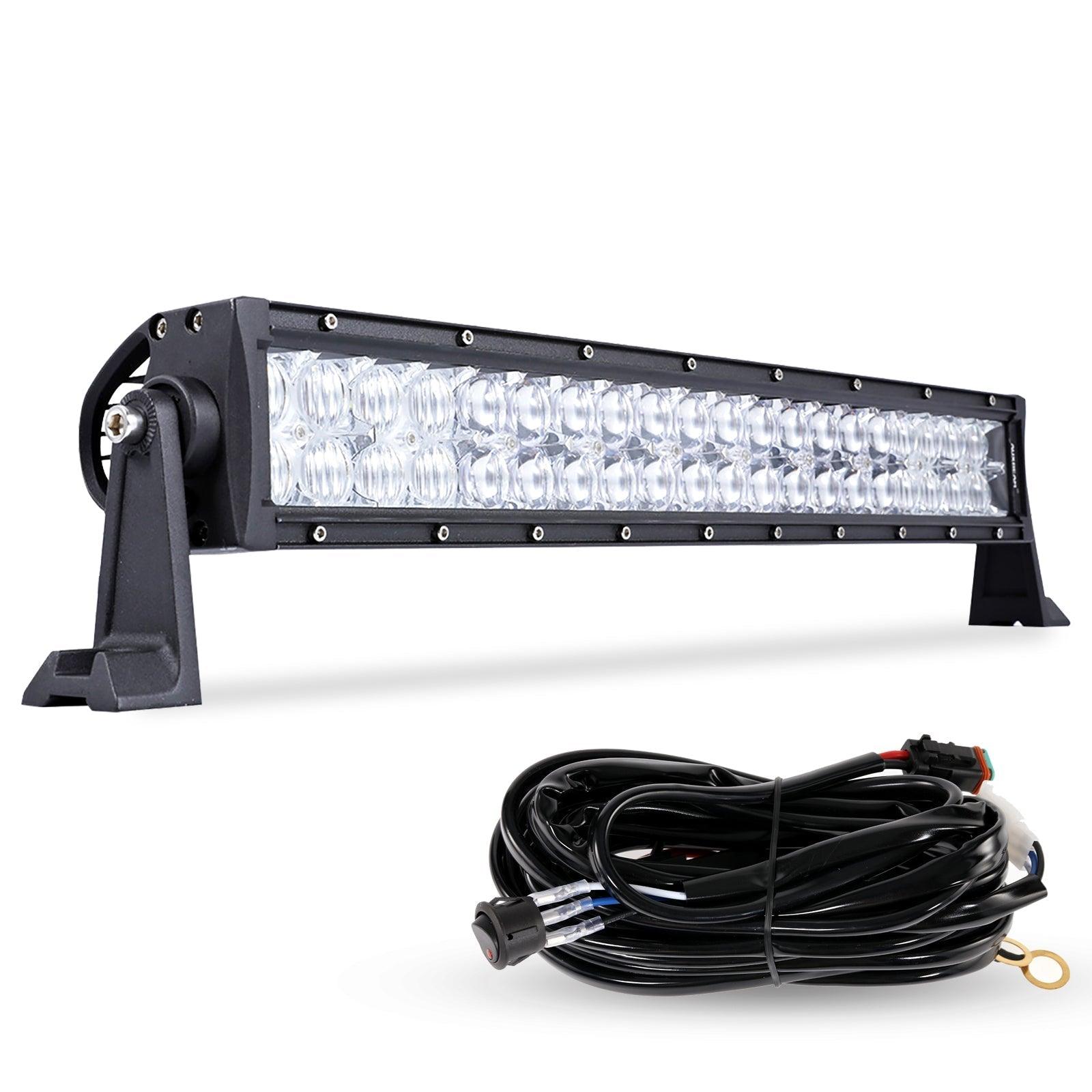 22 Inch-52 Inch 5D Series Straight/Curved Combo Beam Double Row LED Light Bar for 2016 Ford F150