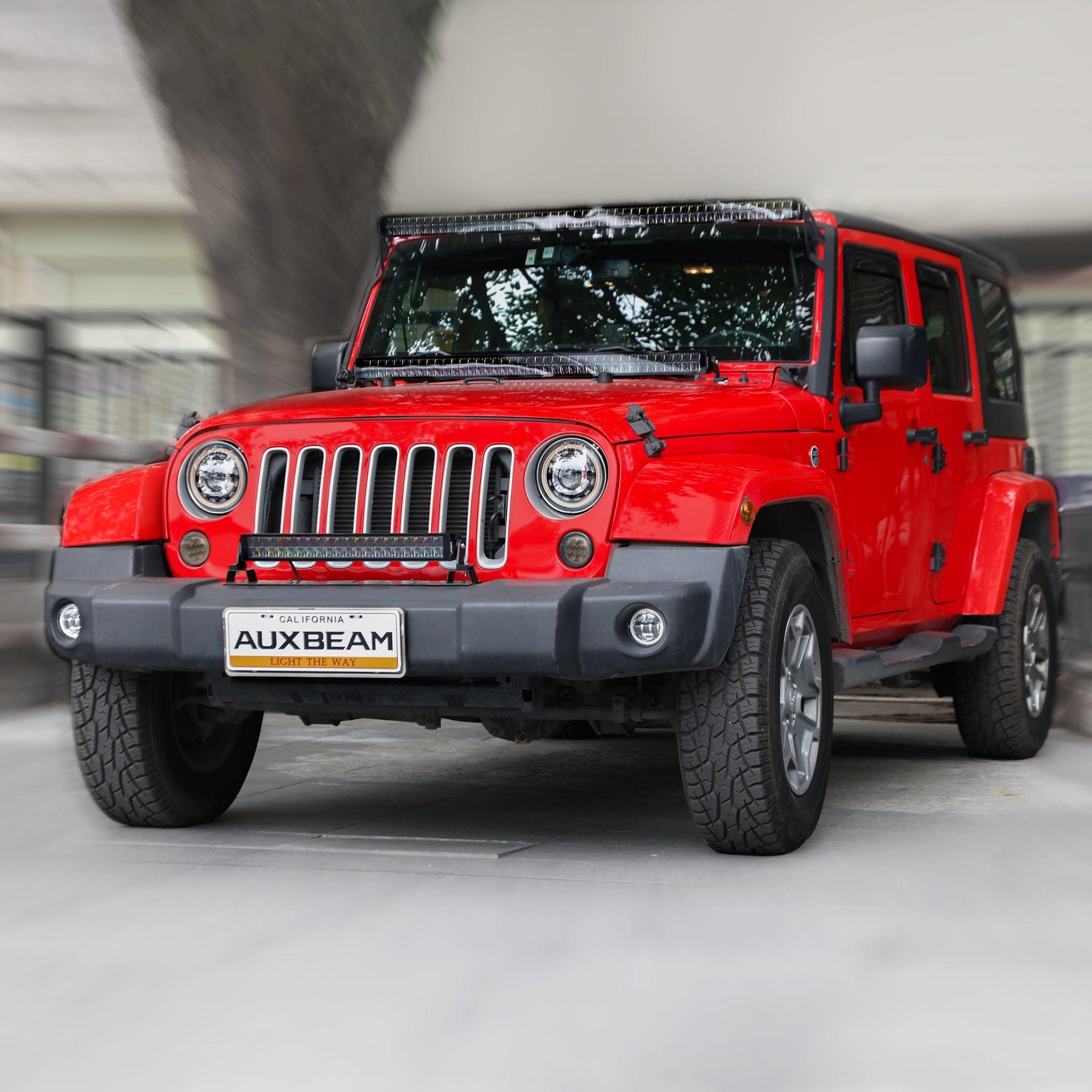 SP-basic Series 12 Inch/22 Inch/32 Inch/42 Inch/52 Inch Double Row Off Road LED Light Bar Without Amber&White DRL