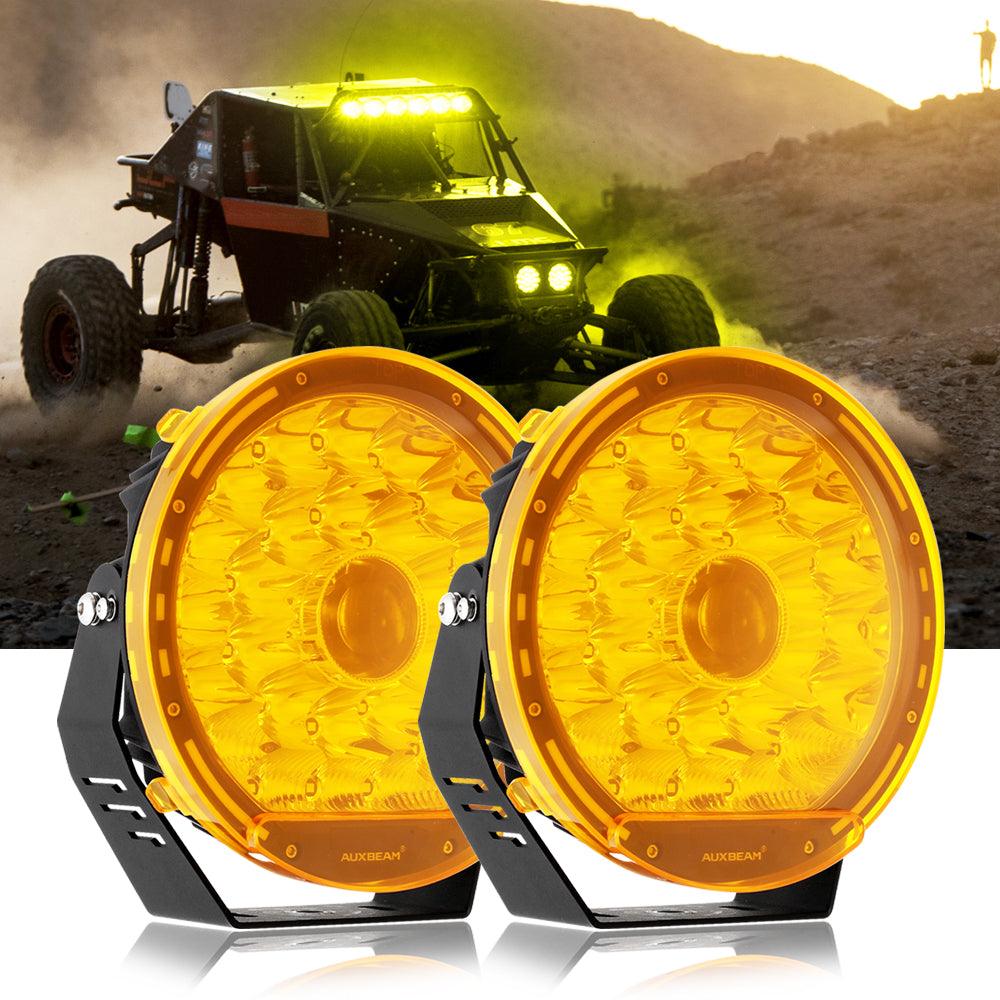 (2pcs/set) 9 INCH 270W 37776LM 360-PRO Series LED Driving Lights+Amber/Black Covers(Optional) for ATV UTV SIDE BY SIDE 4X4