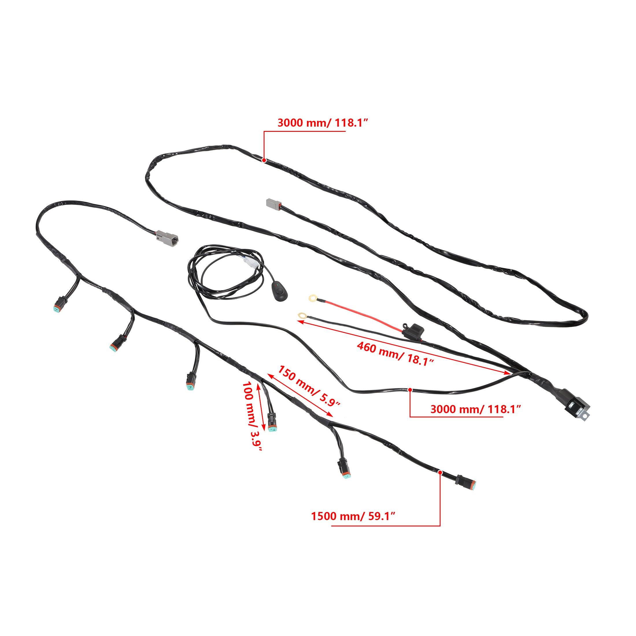 XP-ULTRA Series 3 Inch 80W Spot Beam LED Pods Amber&White Offroad Lights