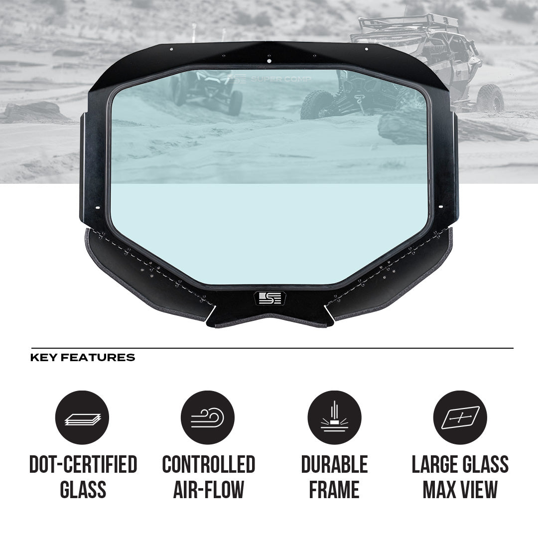 Can-Am Maverick X3 Glass Front Windshield