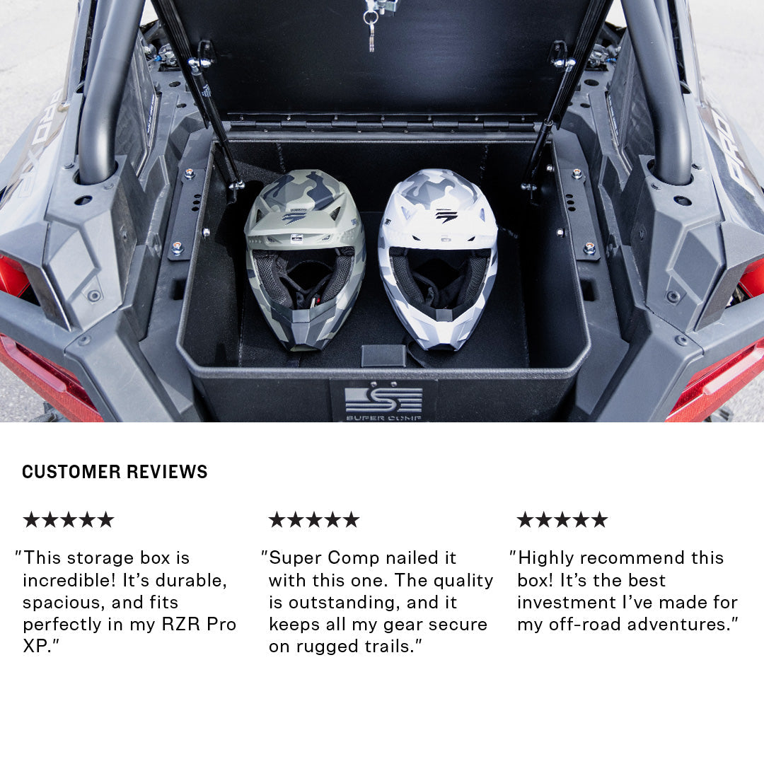 Polaris RZR Turbo R, Pro S, & Pro XP Storage Box