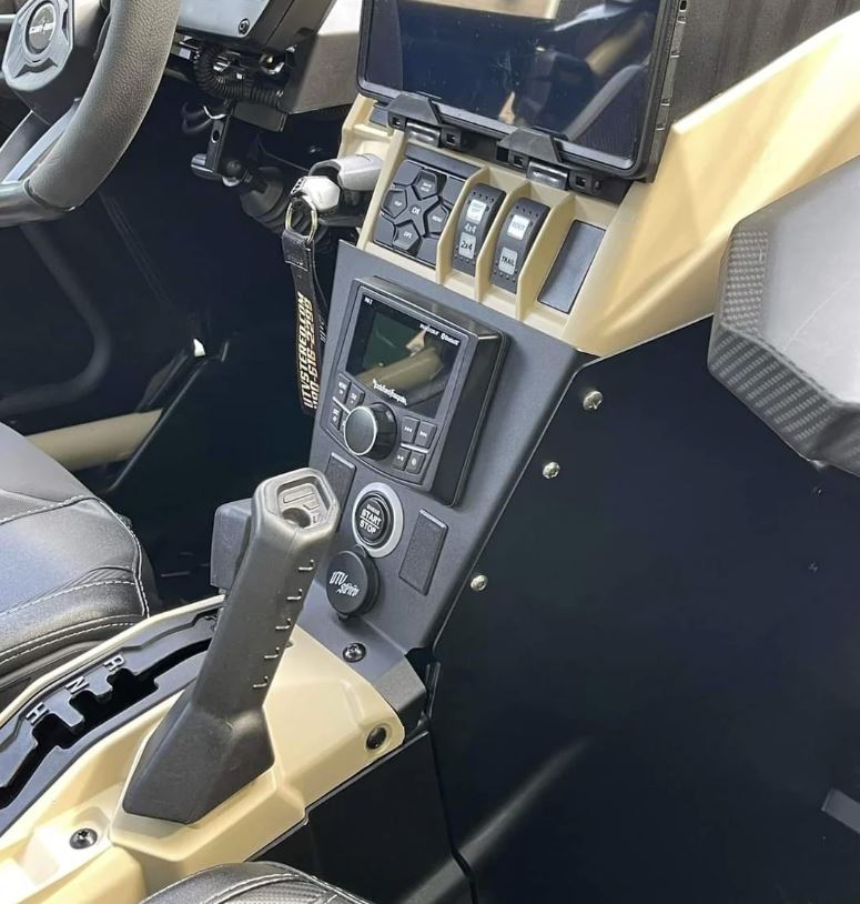 StayFlush Cyclops Console + 2-Switch – Universal UTV Center Console – StayFlush Motorsports