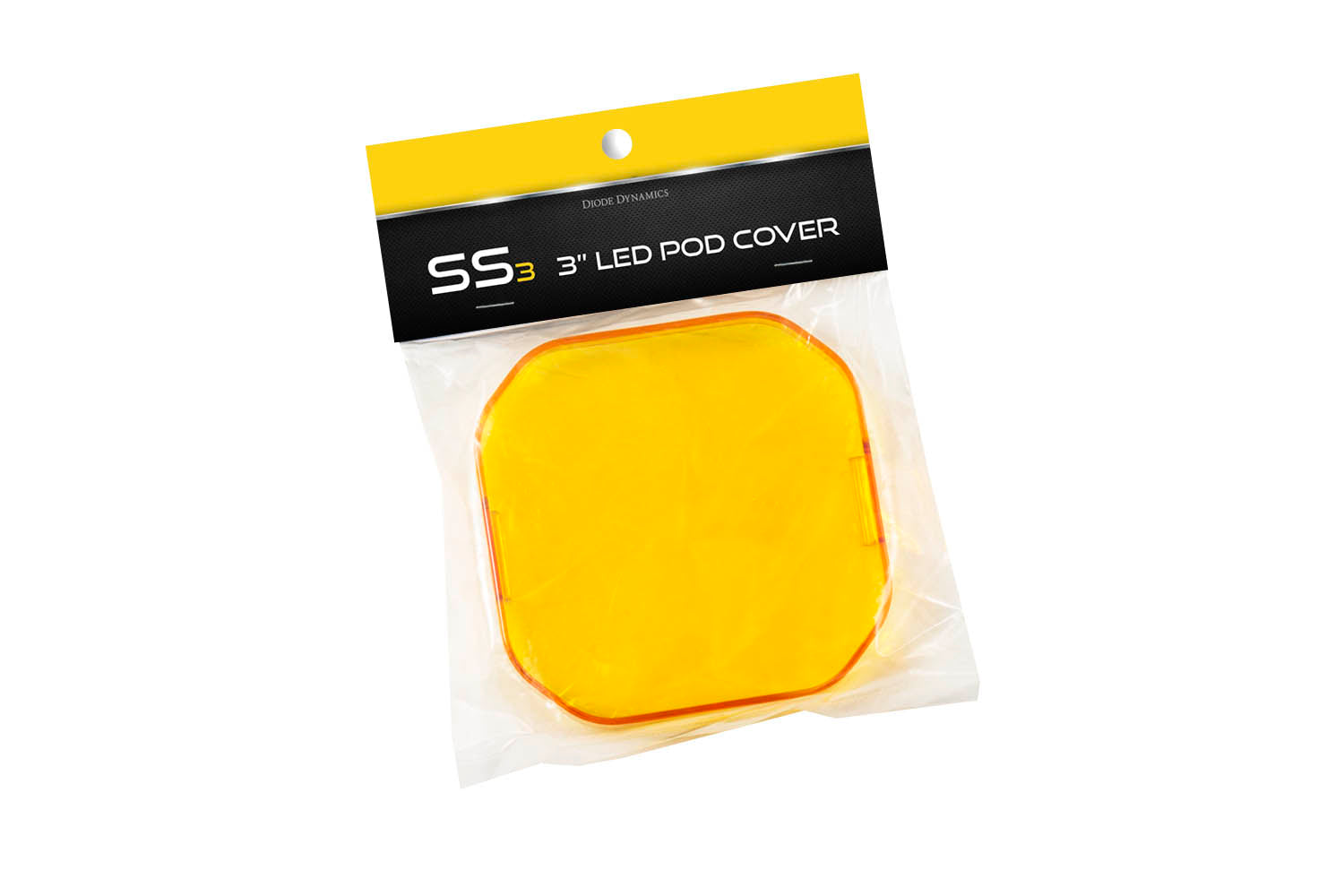 SS3 LED Pod Cover Round Yellow
