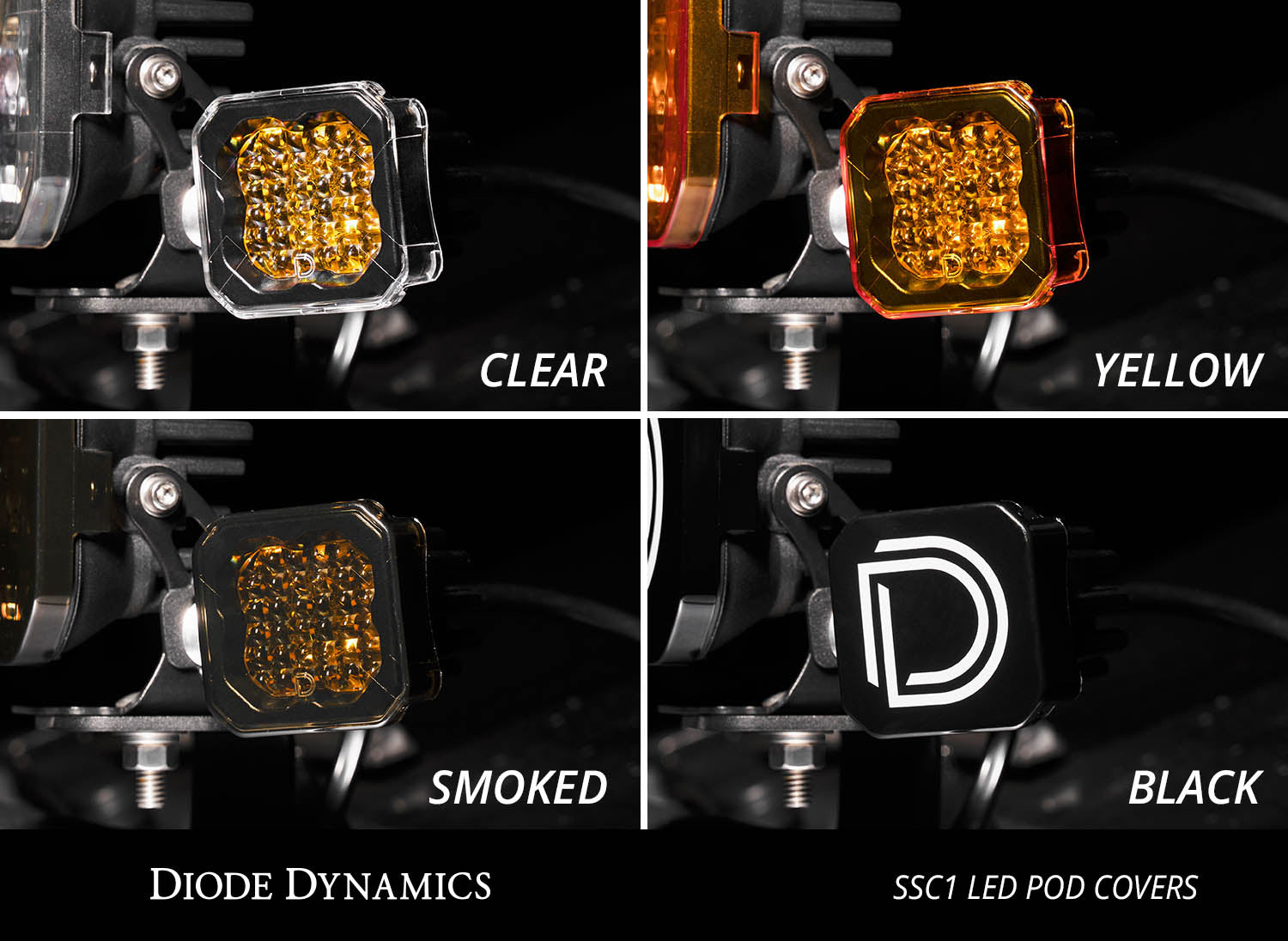 Stage Series C1 LED Pod Cover Yellow Each Diode Dynamics