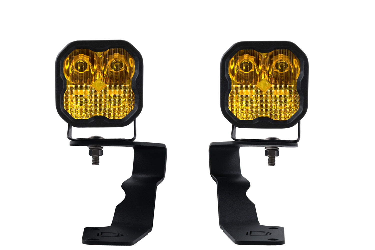 SS3 LED Ditch Light Kit for 2015-2021 Subaru WRX/STi, Sport Yellow Combo Diode Dynamics