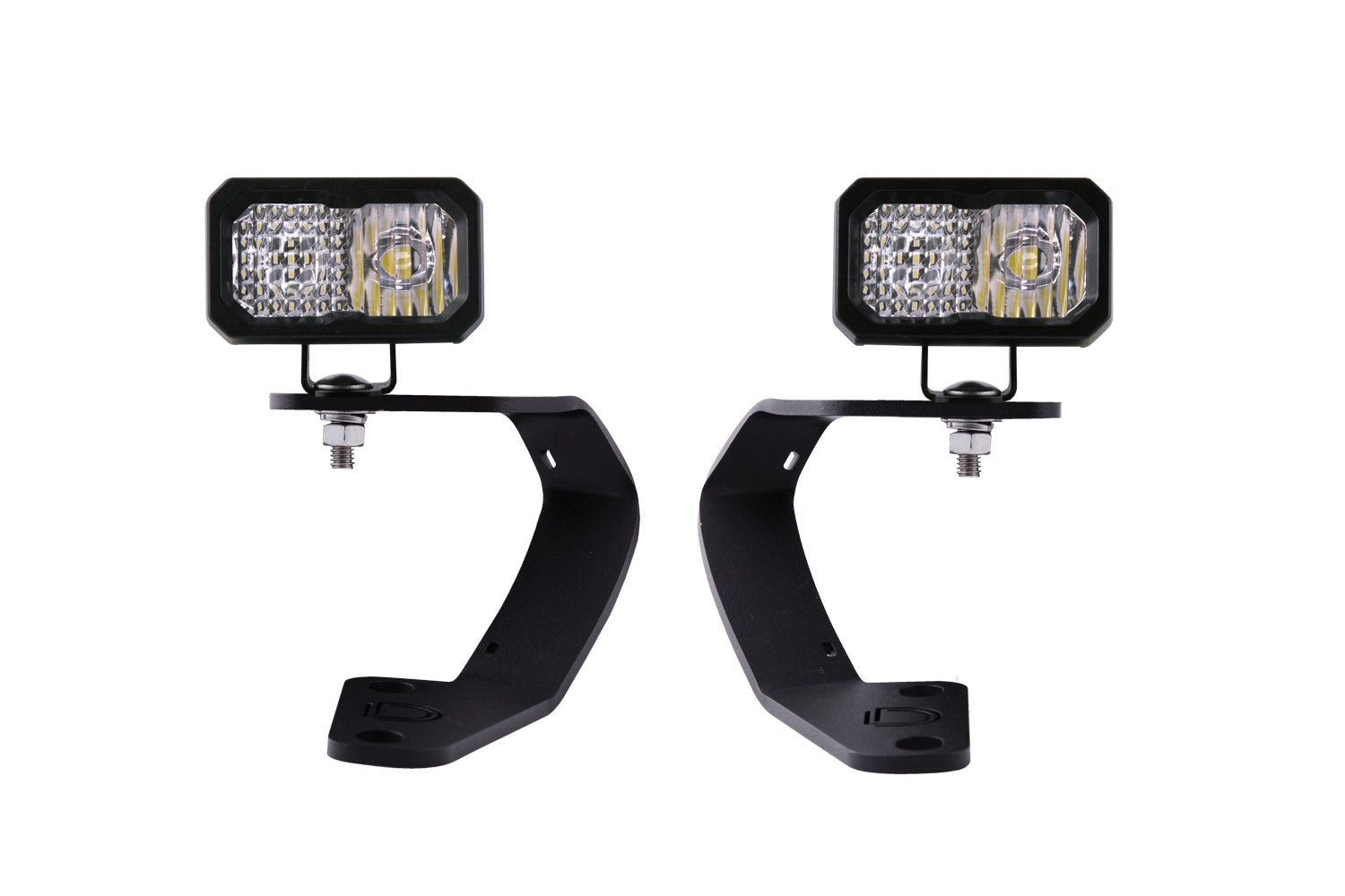 Stage Series 2in LED Ditch Light Kit for 2010-2021 Toyota 4Runner Sport White Combo Diode Dynamics