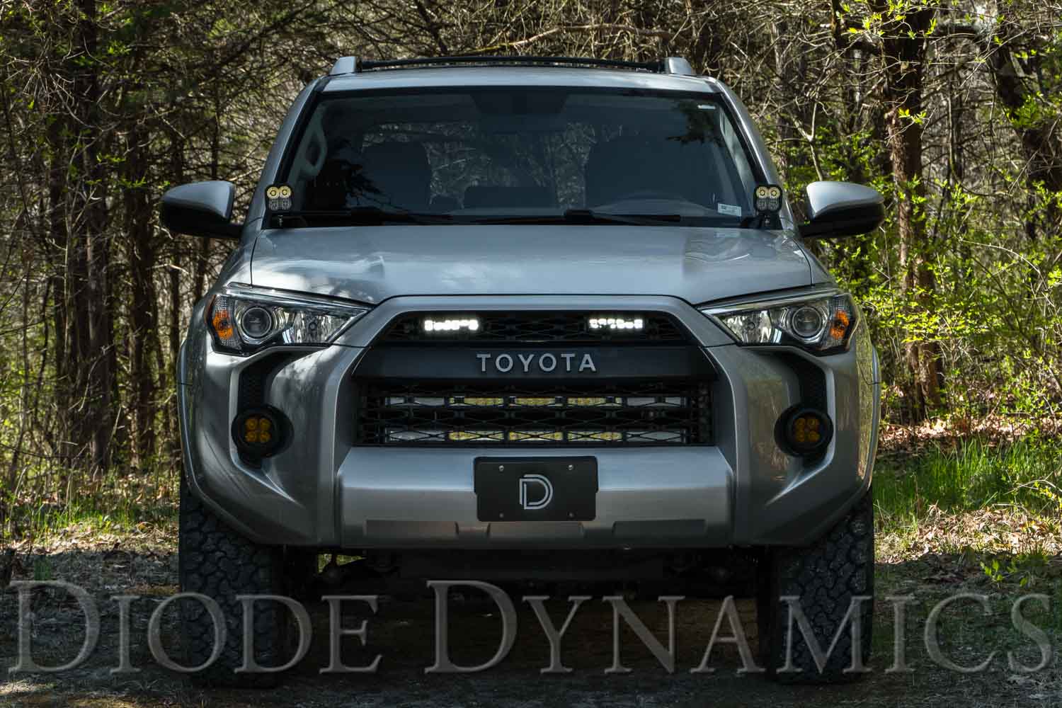 Stage Series SAE/DOT LED Lightbar Kit for 2014-2021 Toyota 4Runner Amber SAE/DOT Wide Diode Dynamics