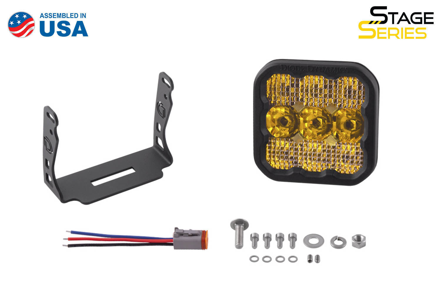 SS5 LED Pod Pro Yellow Combo Single Diode Dynamics