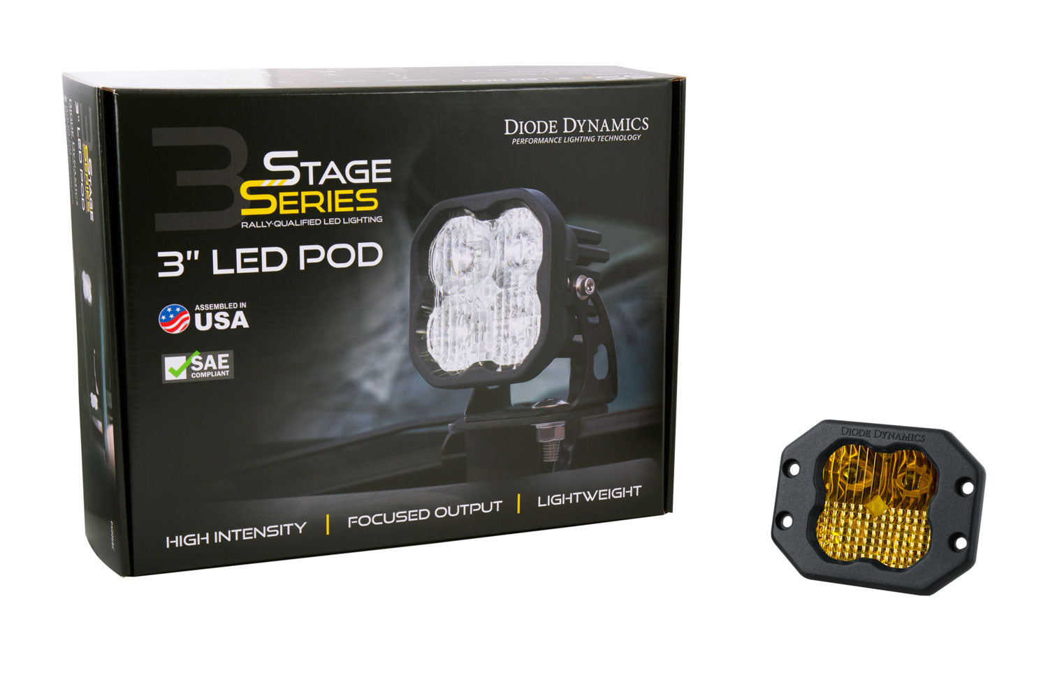 SS3 Pro ABL Yellow Flood Flush Single Diode Dynamics