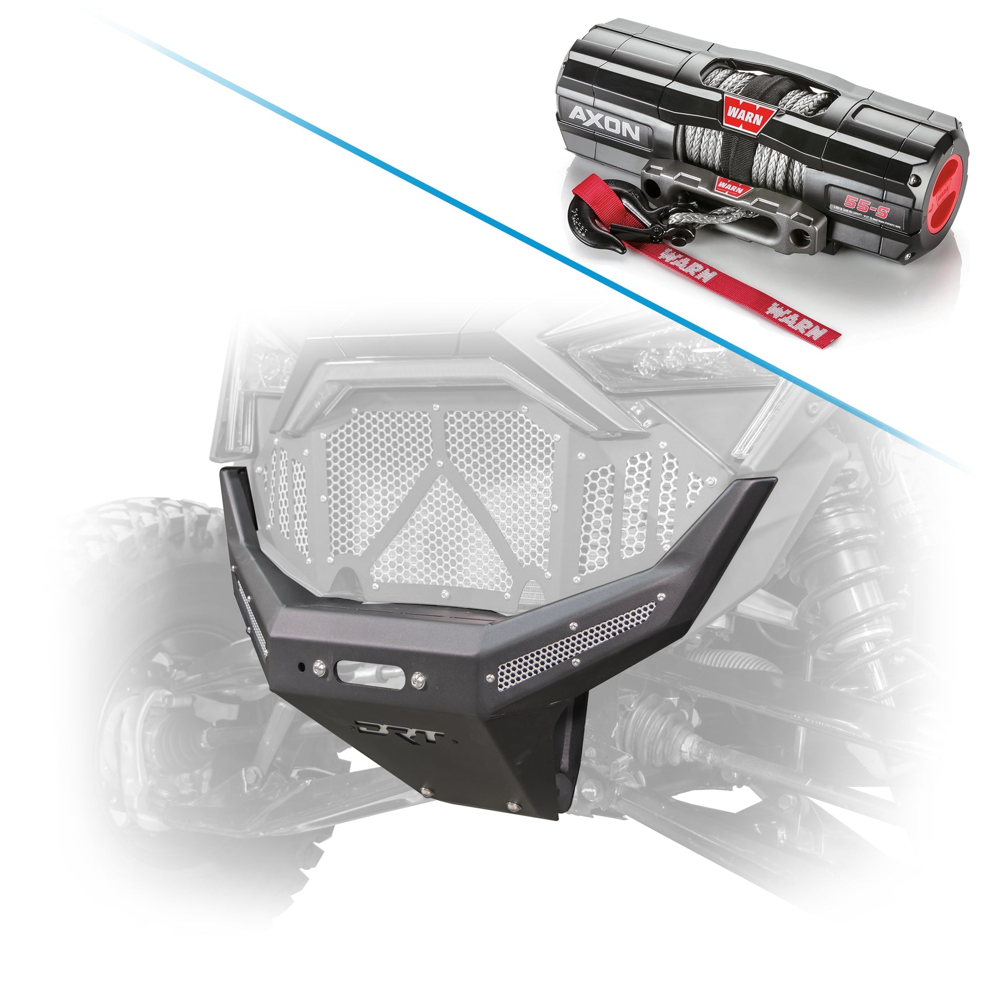 Front Winch Bumper for Polaris RZR Pro R / Turbo R 2020-2024