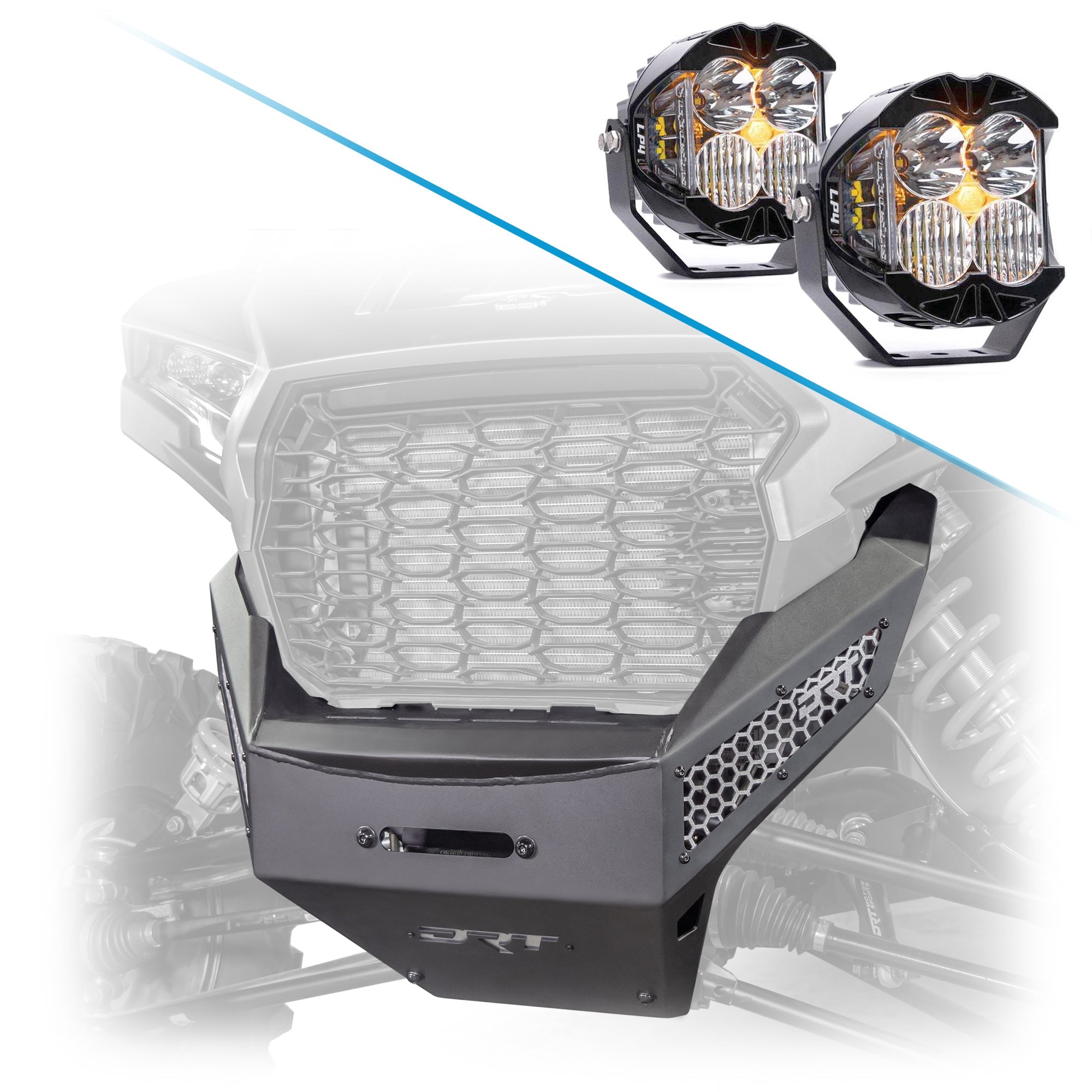 DRT Polaris RZR 2024+ XP 1000/4 Front Winch Bumper