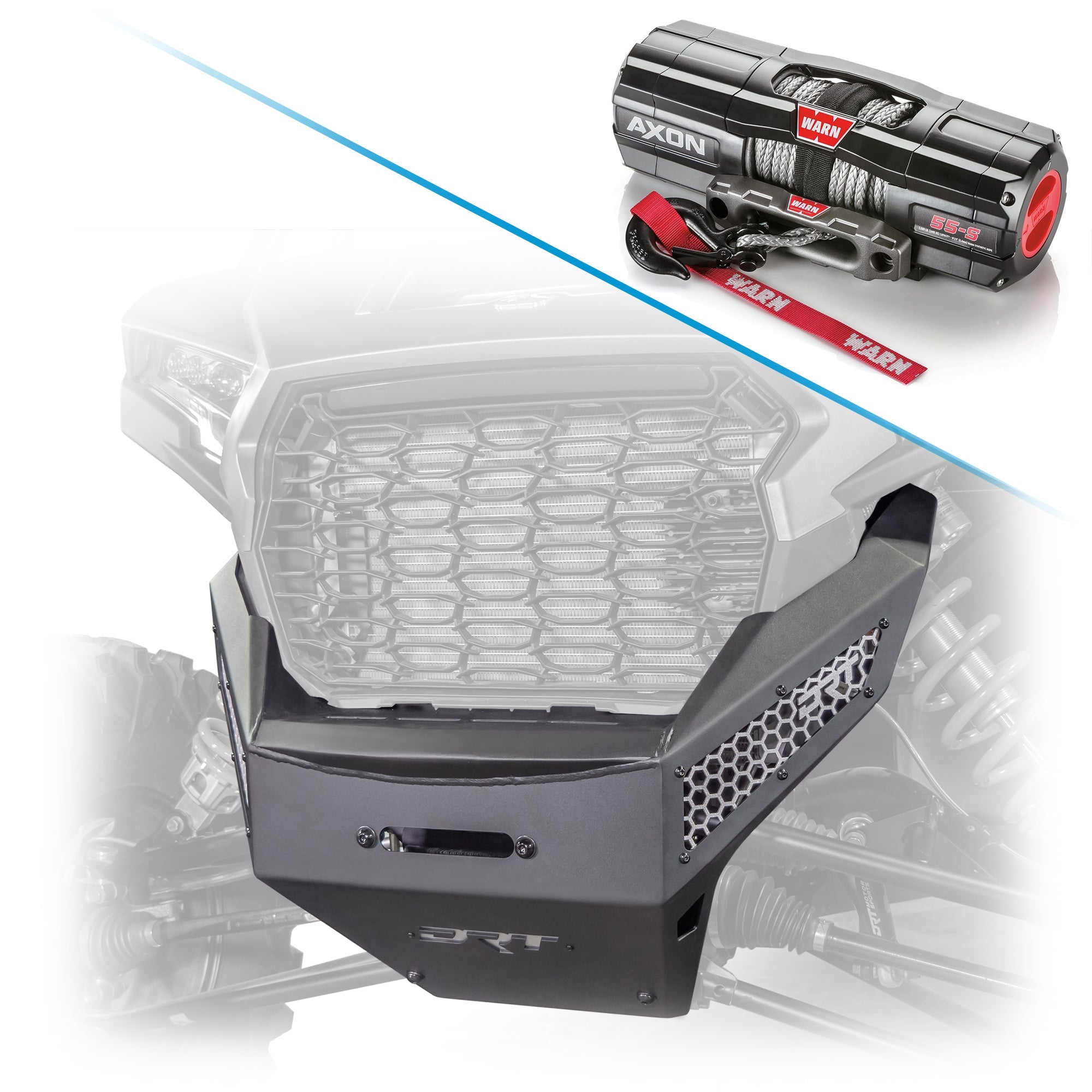 DRT Polaris RZR 2024+ XP 1000/4 Front Winch Bumper