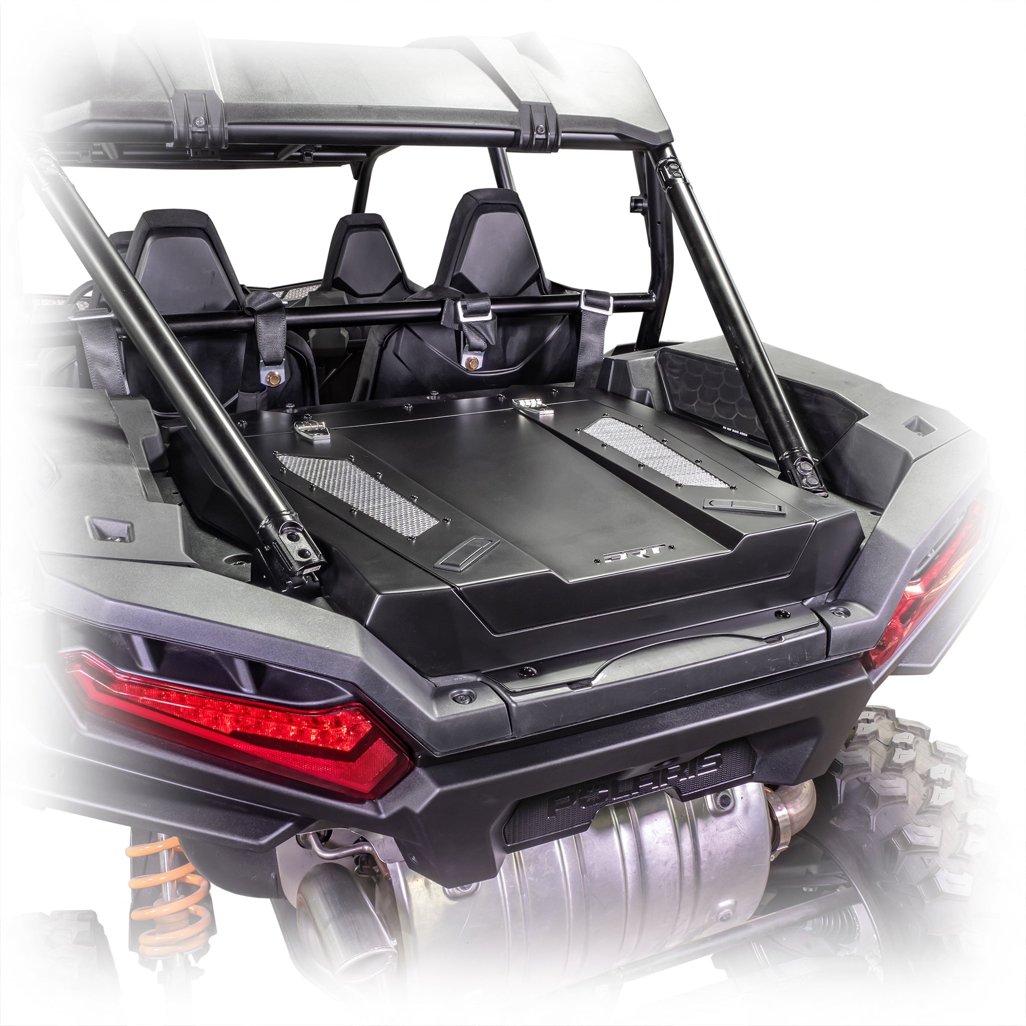 Rzr xp 1000 trunk enclosure installed