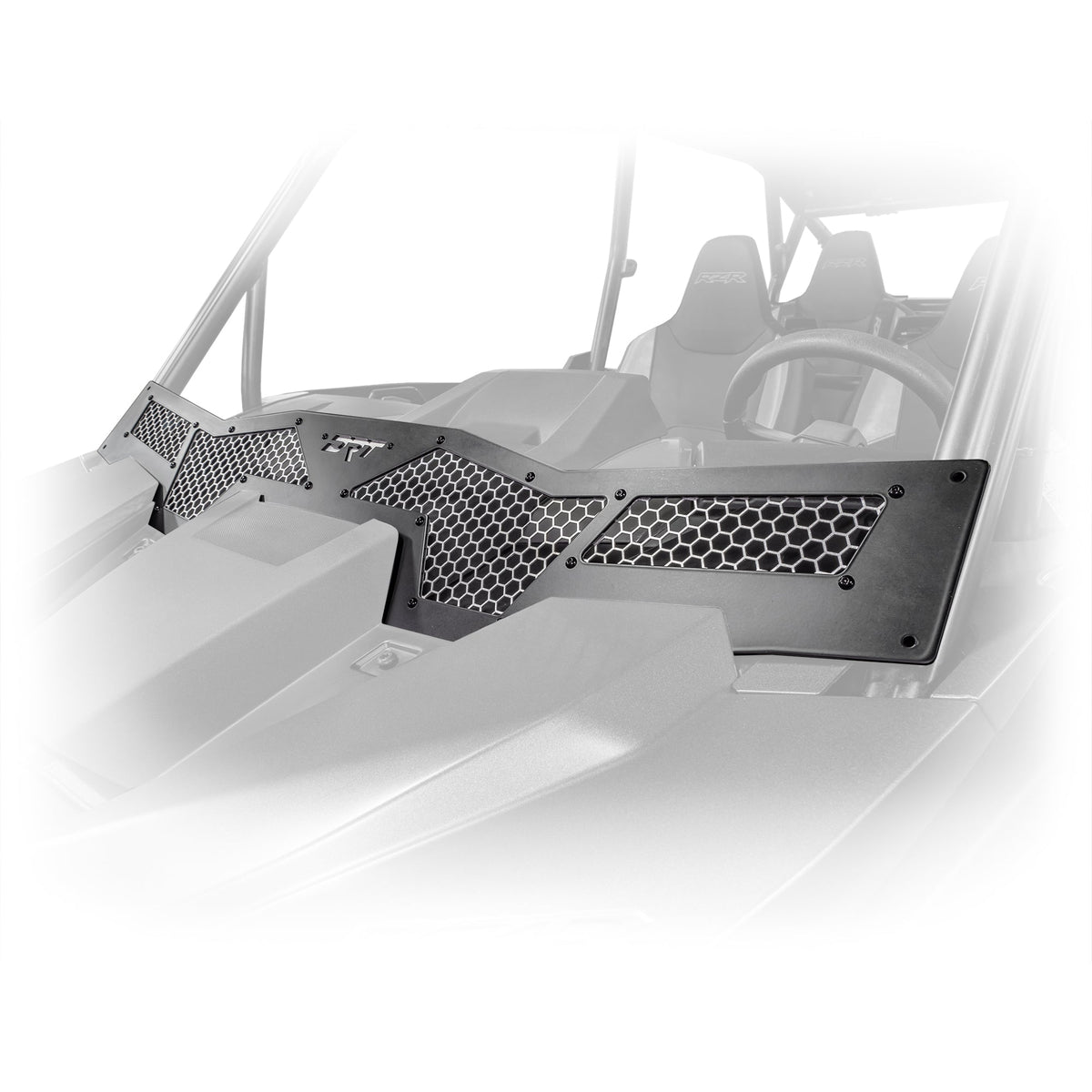 RZR XP 1000 wind diffuser installed on front hood