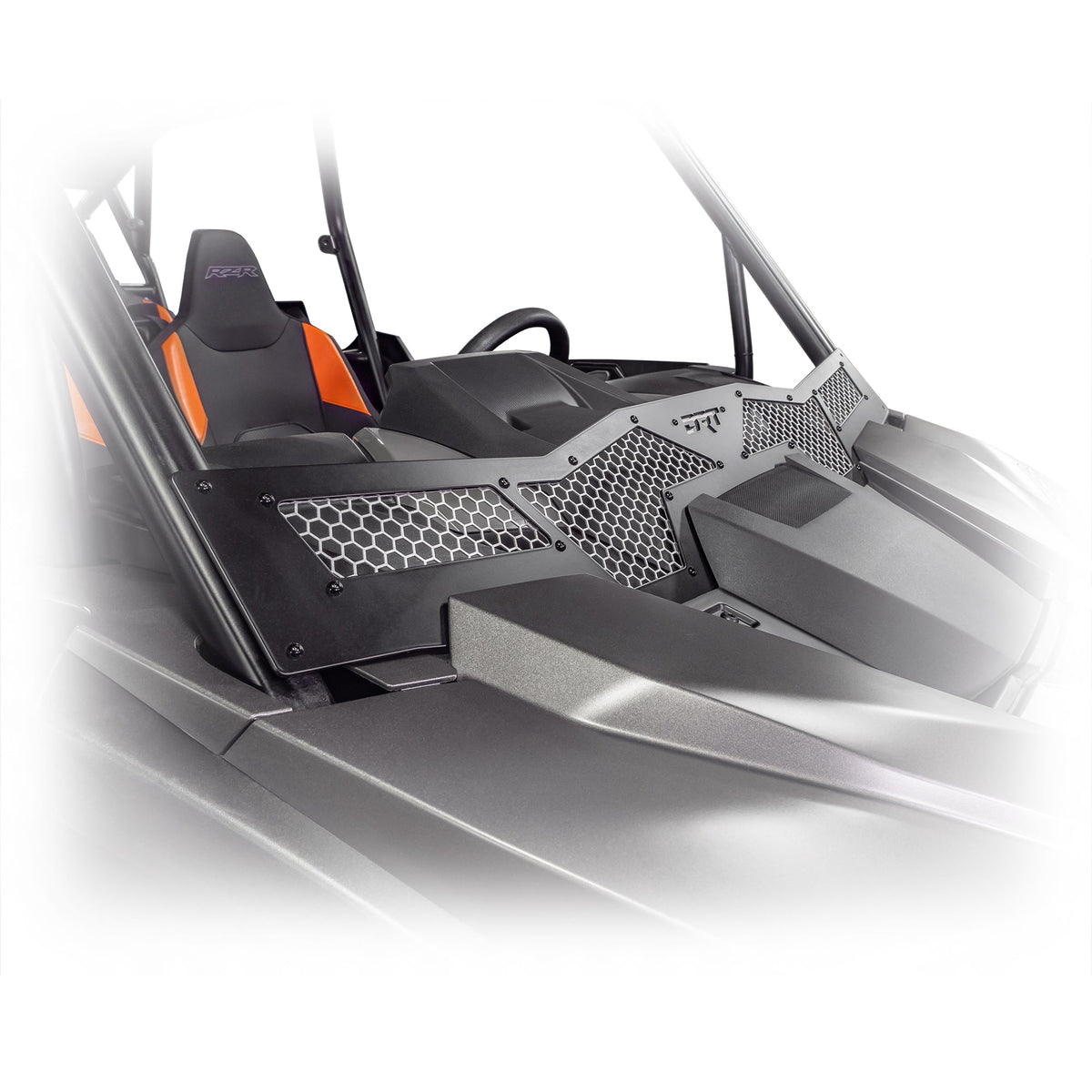 RZR XP 1000 wind diffuser installed on front hood