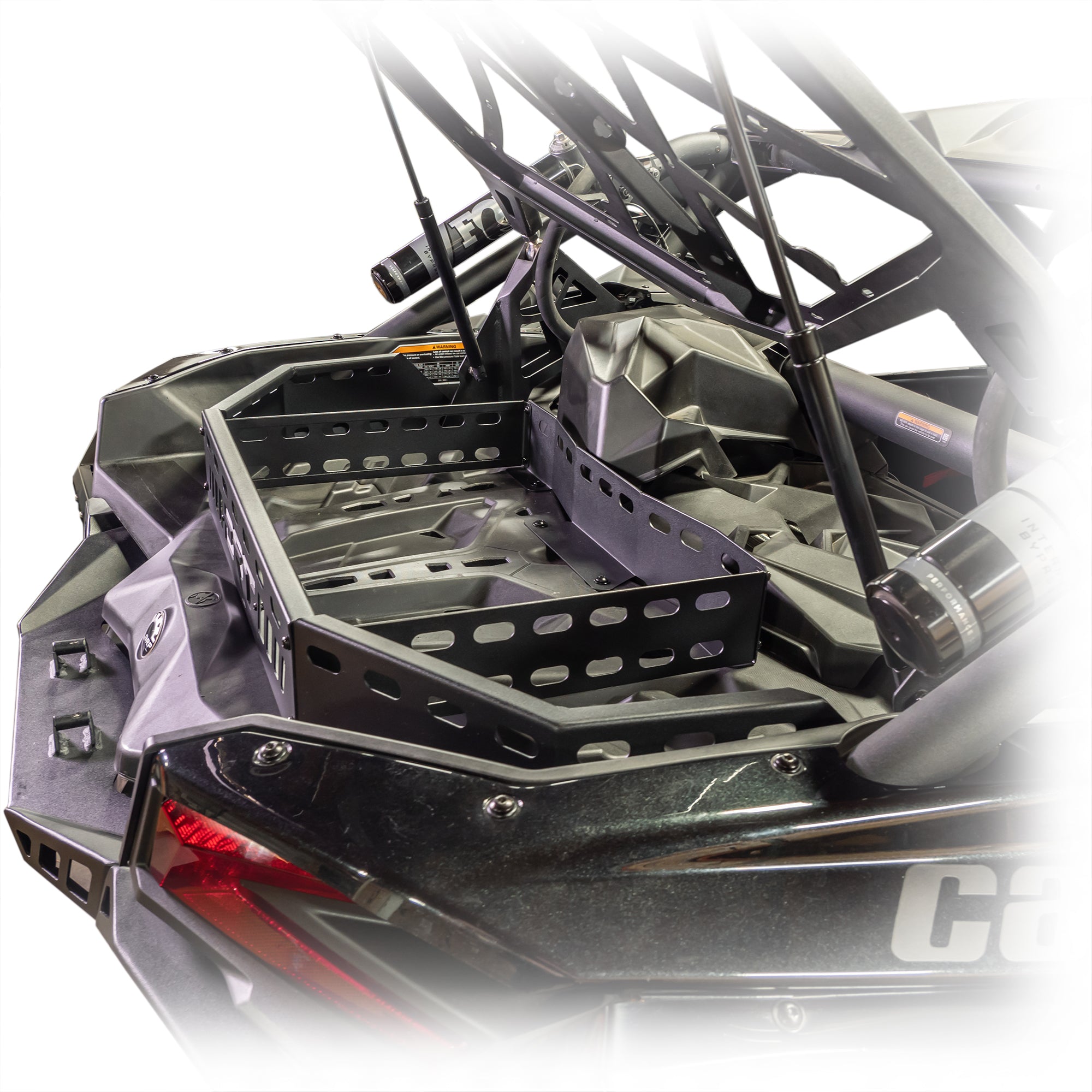 2017+ Maverick X3 cargo rack system, steel storage upgrade for X3 platform