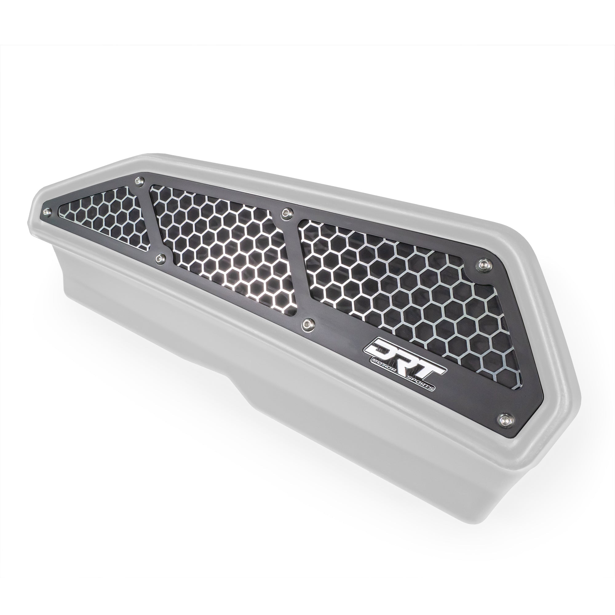 Air Intake Vent Cover Set for Kawasaki Teryx KRX/4 1000, (Black/Raw)