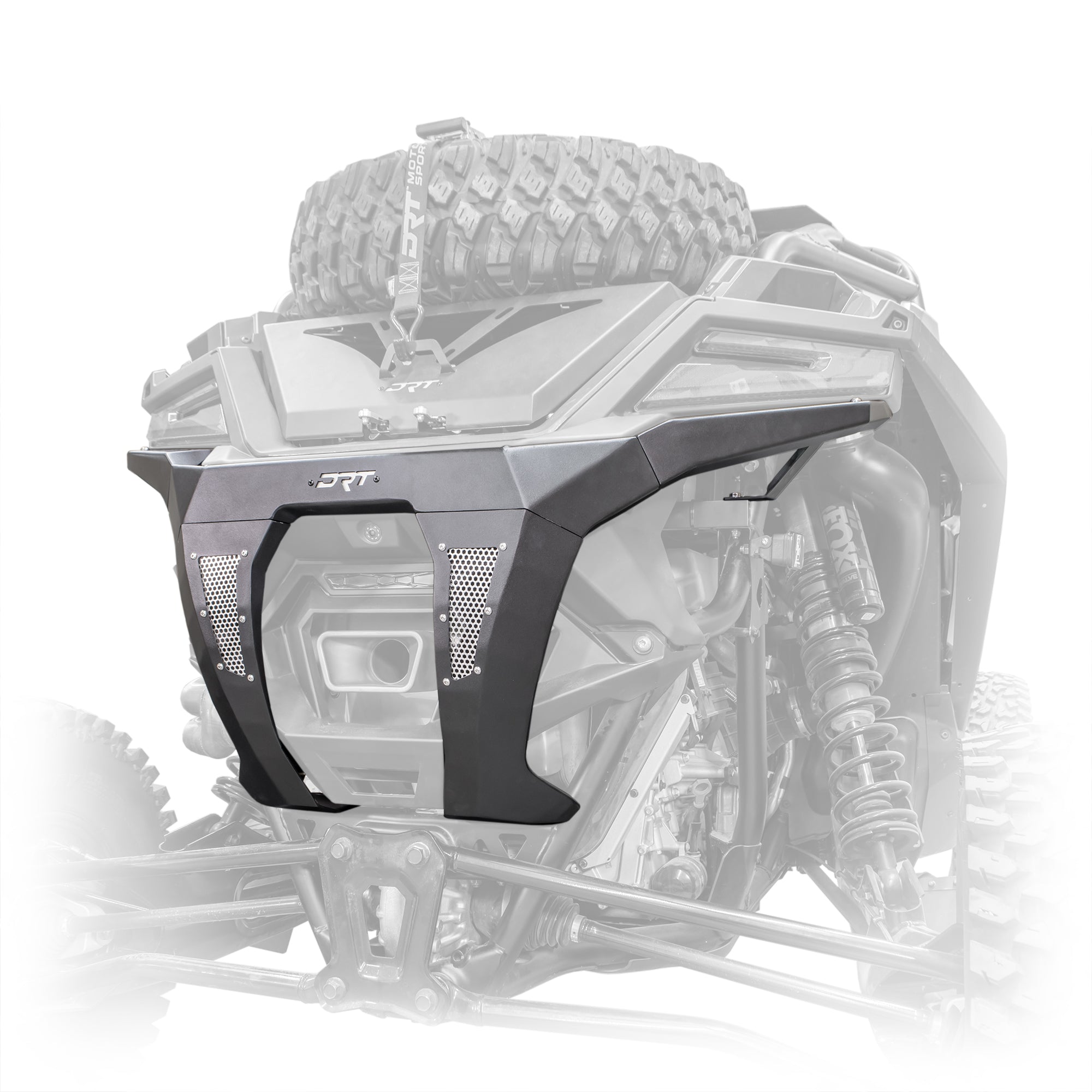 Polaris RZR Pro R rear bumper installed on 2022+ model rear end