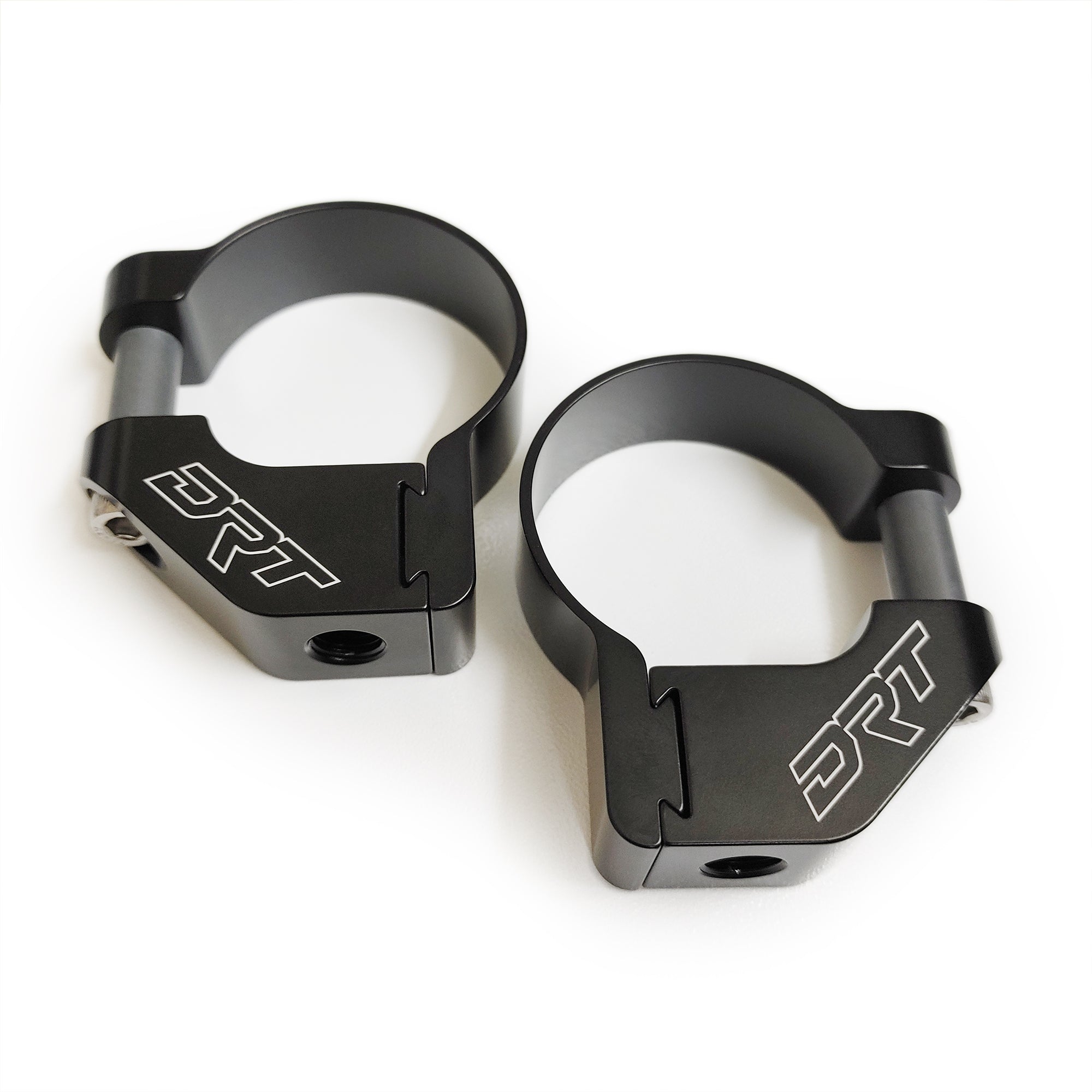 Tactical Convex Side Lighted Mirror Set Kit - Billet Aluminum