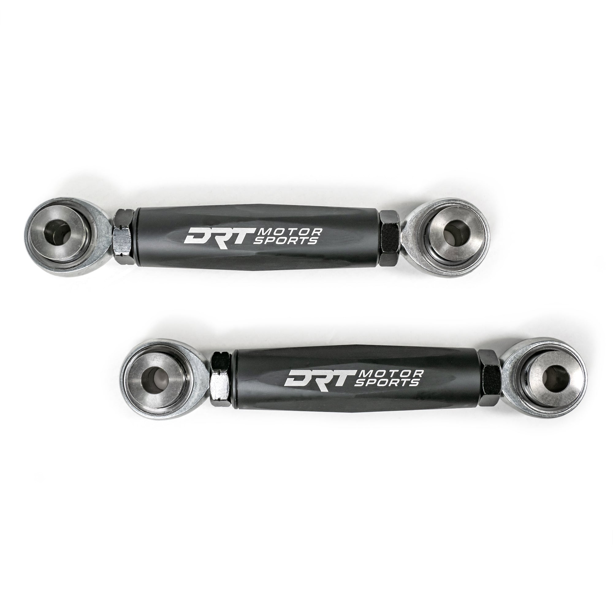 Powder coated link rods and stainless spacers for off-road use