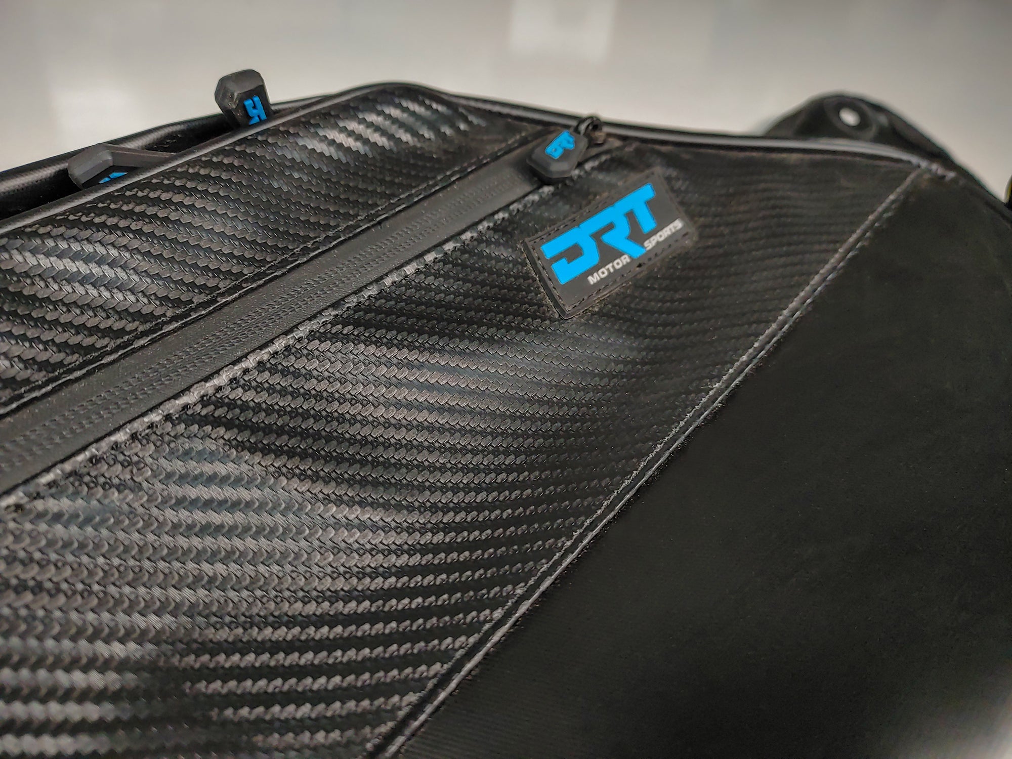 Product photo of front door bags compatible with Polaris RZR Pro XP