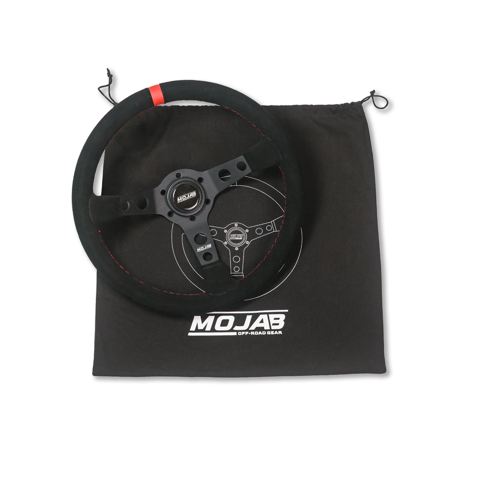 13.5'' MOJAB Deep Dish Steering Wheel Leather or Suede