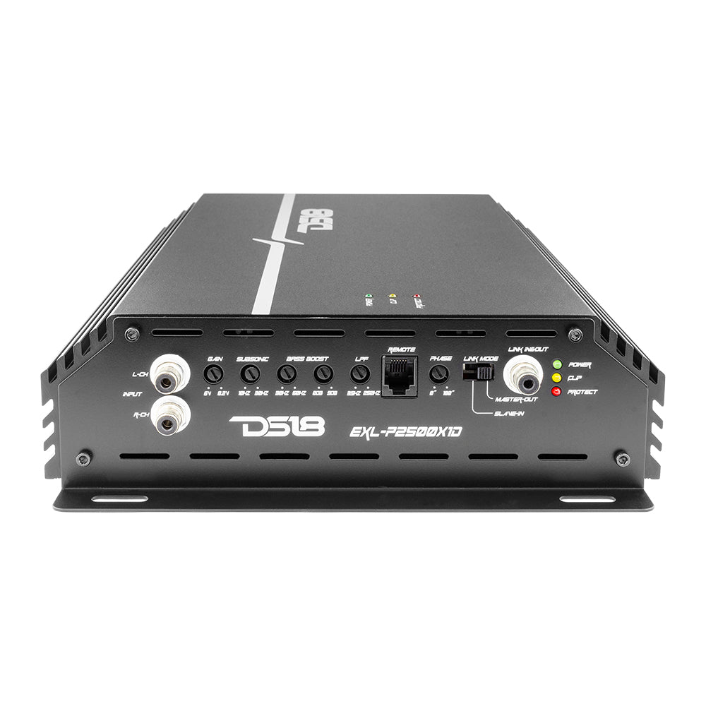 EXL 1-Channel Class D Amplifier 2500 Watts Rms @ 1-Ohm Made In Korea