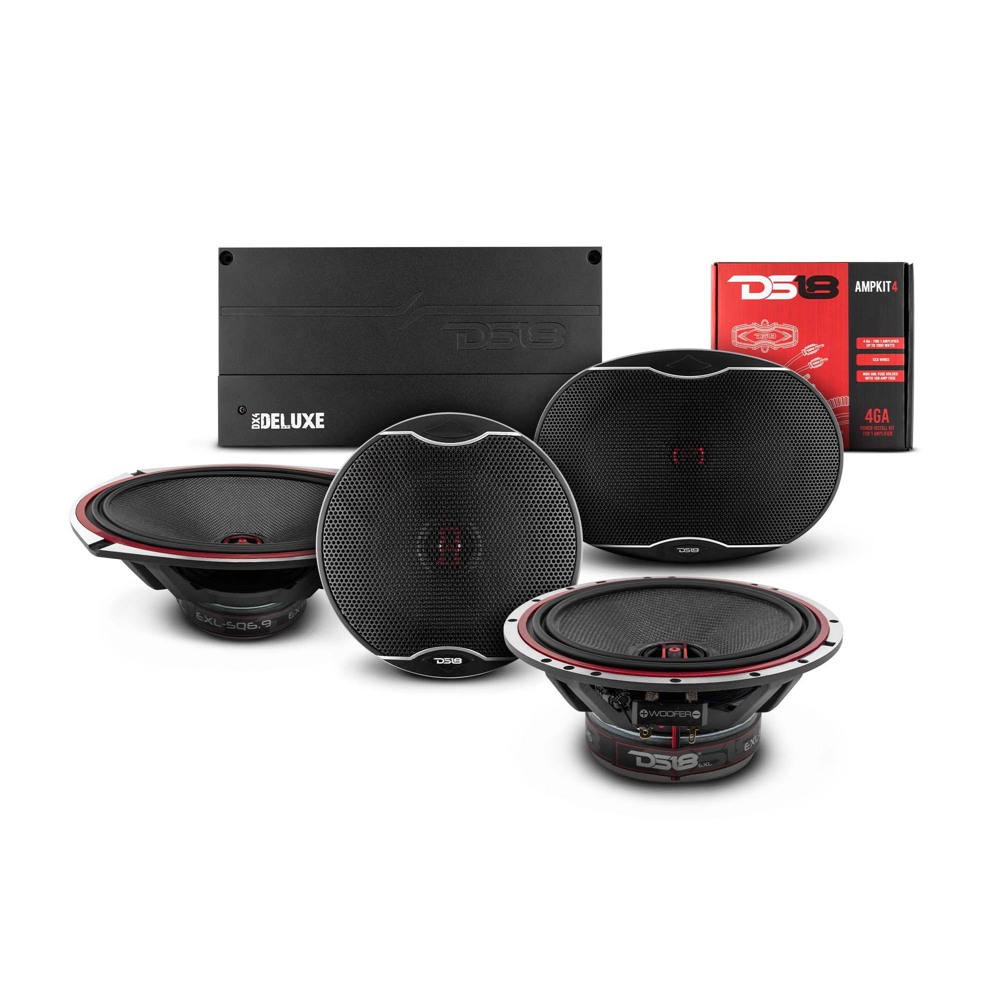 DS18 2015-2020 Ford F-350 Crew and Super Cab Best Upgrade/Replacement Package 3000 Watts